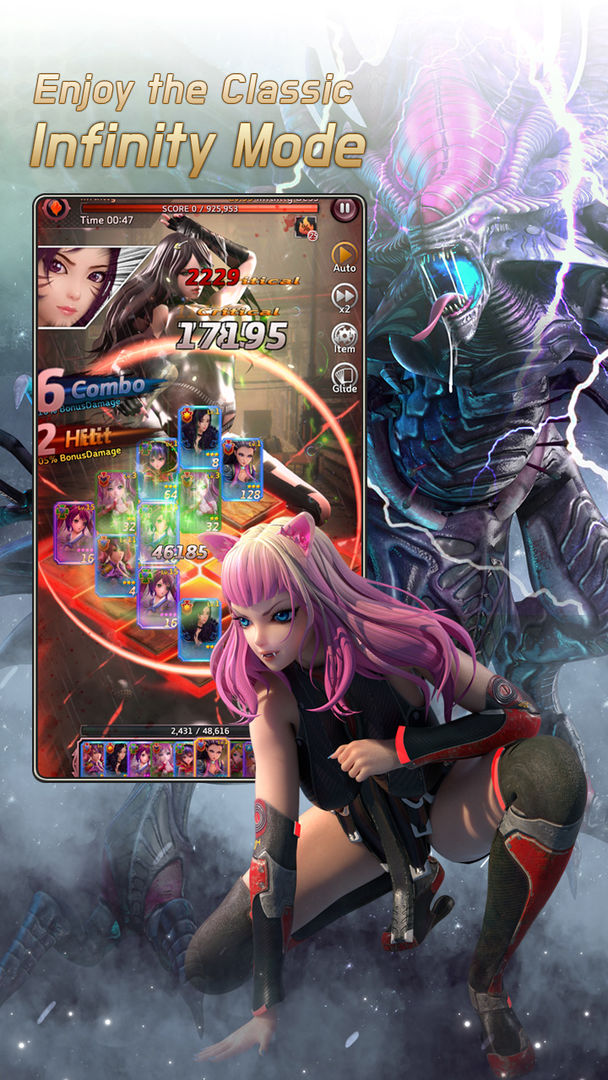 Battle Ella : 2048 screenshot game