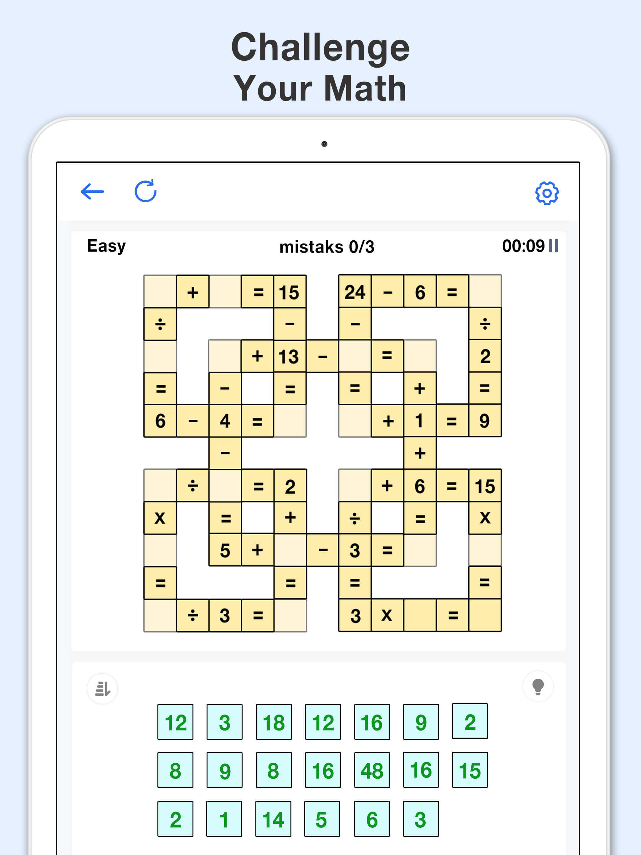 Jogo de Matemática Crossmath versão móvel andróide iOS apk baixar  gratuitamente-TapTap