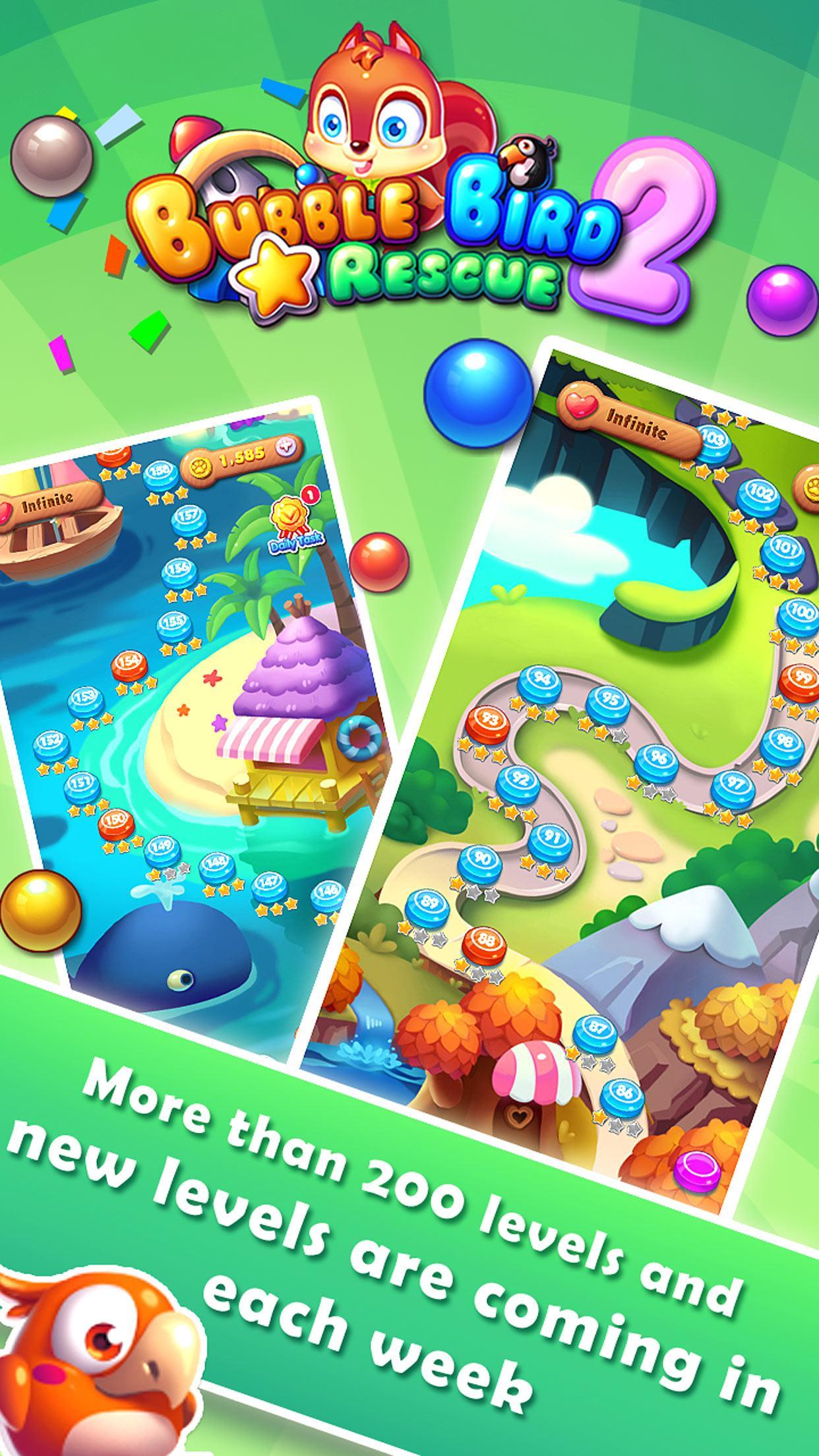 Bubble Bird Rescue 2 - Shoot! ภาพหน้าจอเกม