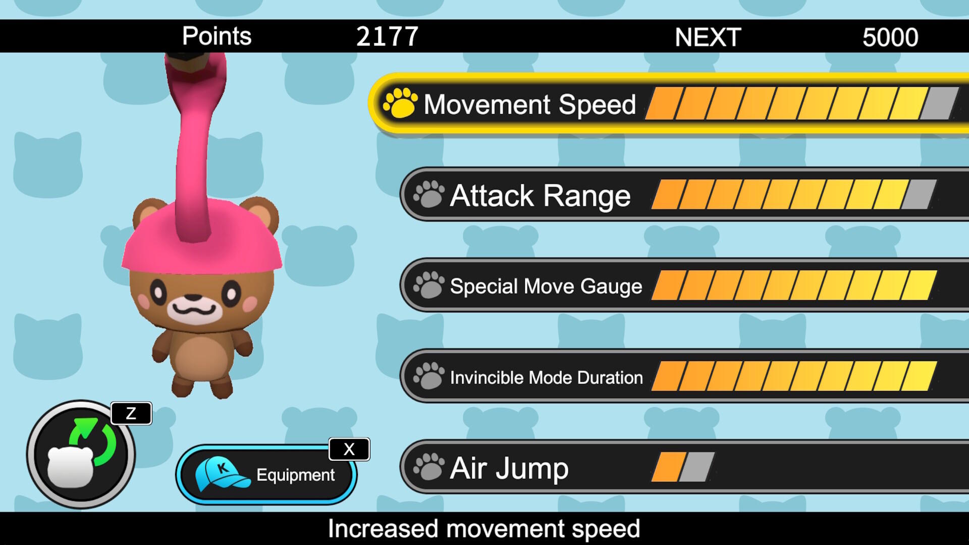 Kumakichi&Nyanzou Birth ☆ Destruction God DX Game Screenshot