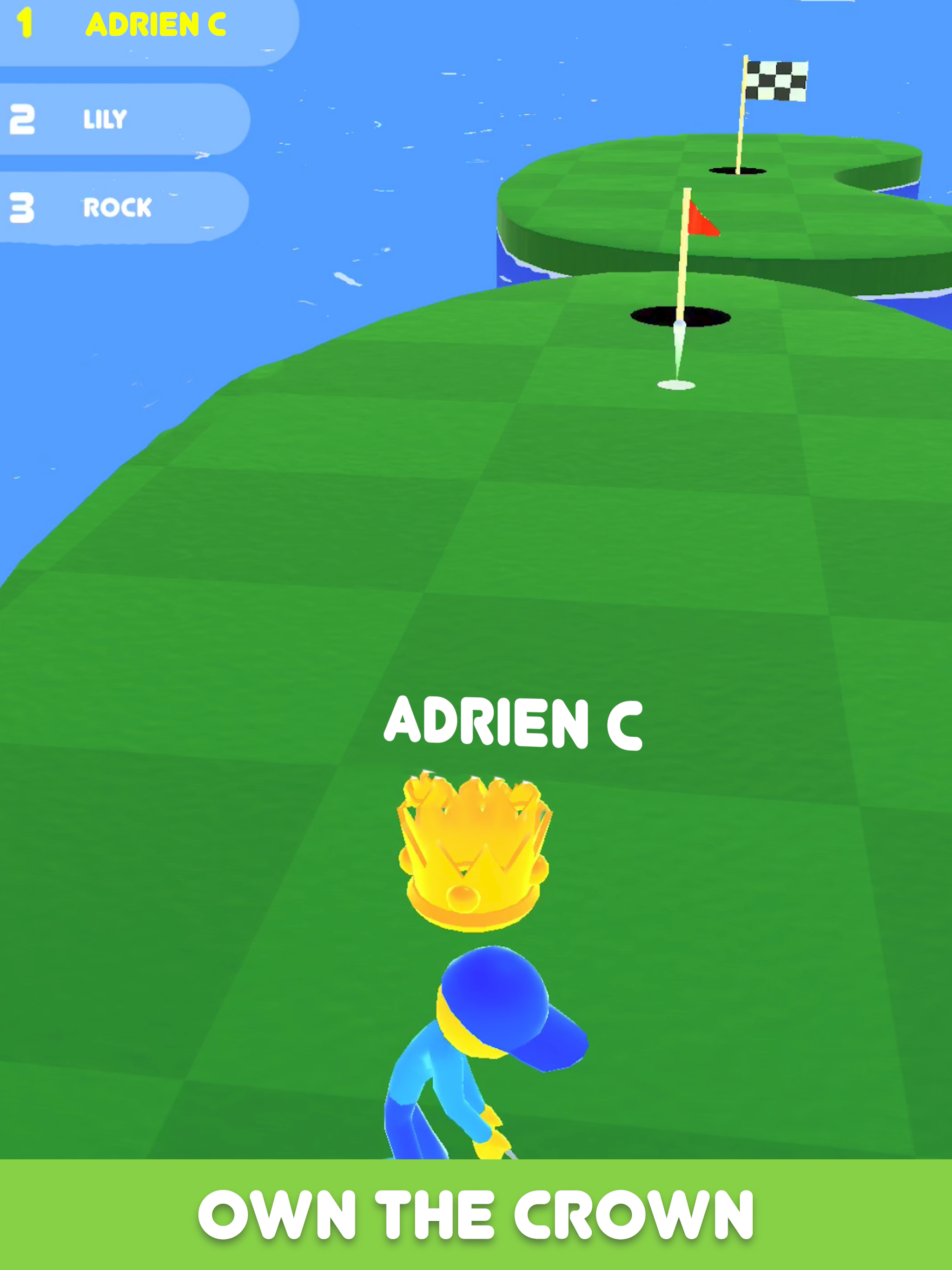 골프 레이스 게임 스크린 샷