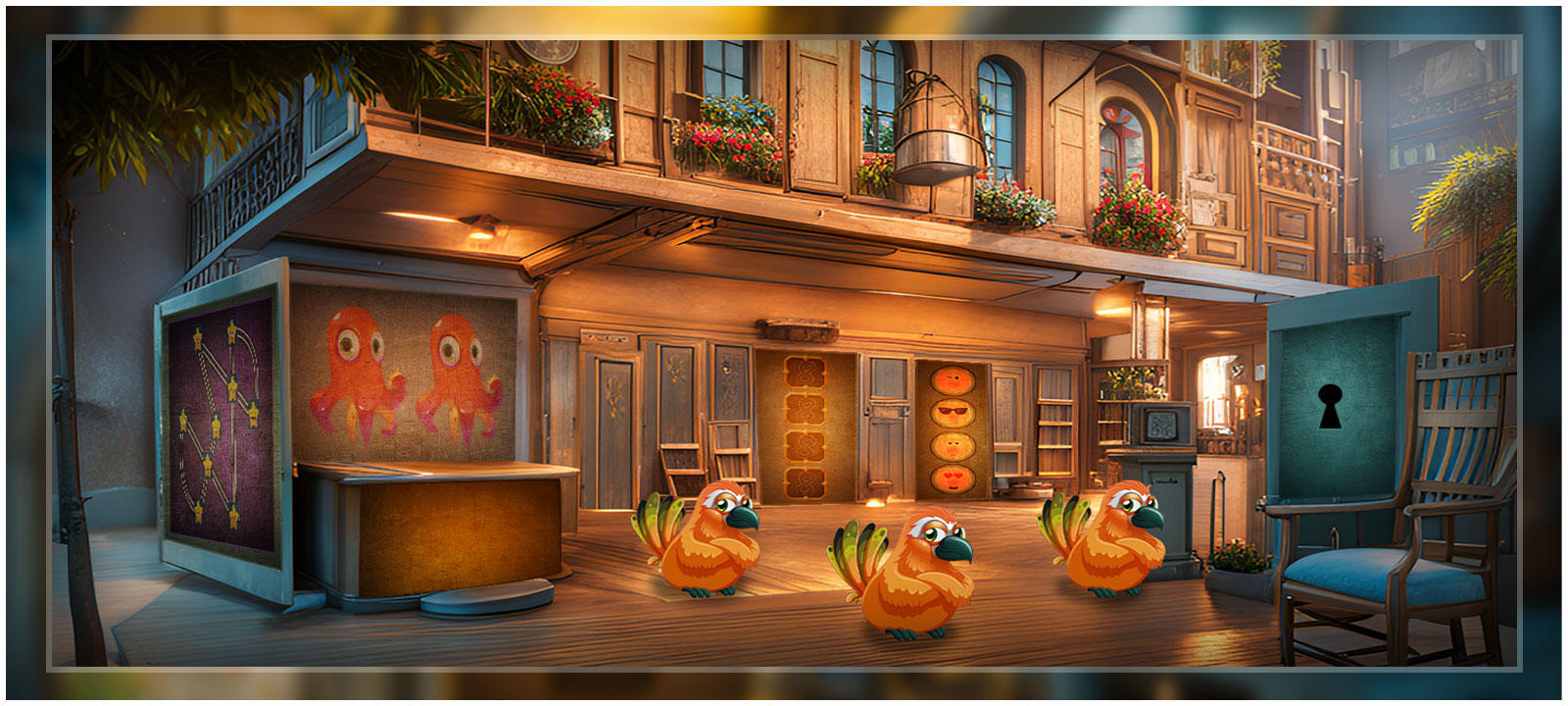 Battle Bird Escape Game Screenshot