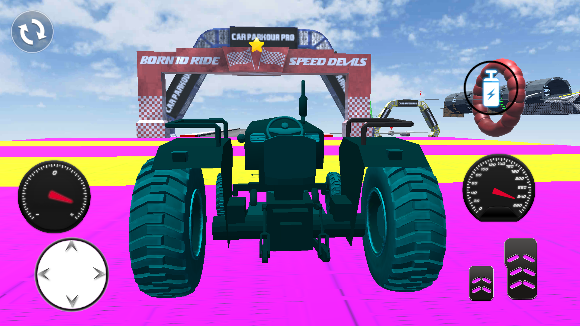 Screenshot of Tractor Wala Game