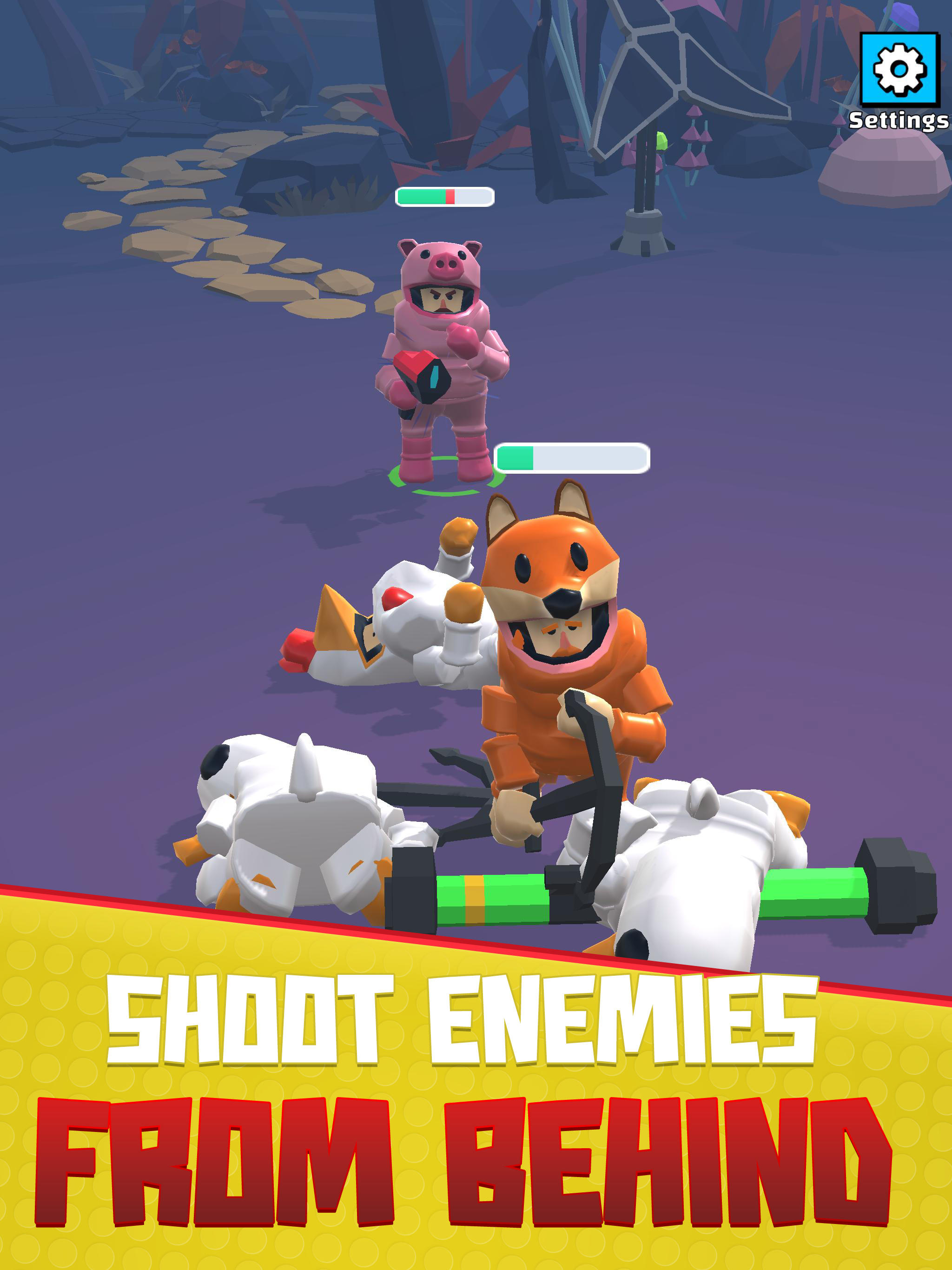 Screenshot of Arena Fighters - Block Battle