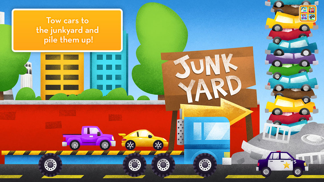 Captura de Tela do Jogo More Trucks by Duck Duck Moose