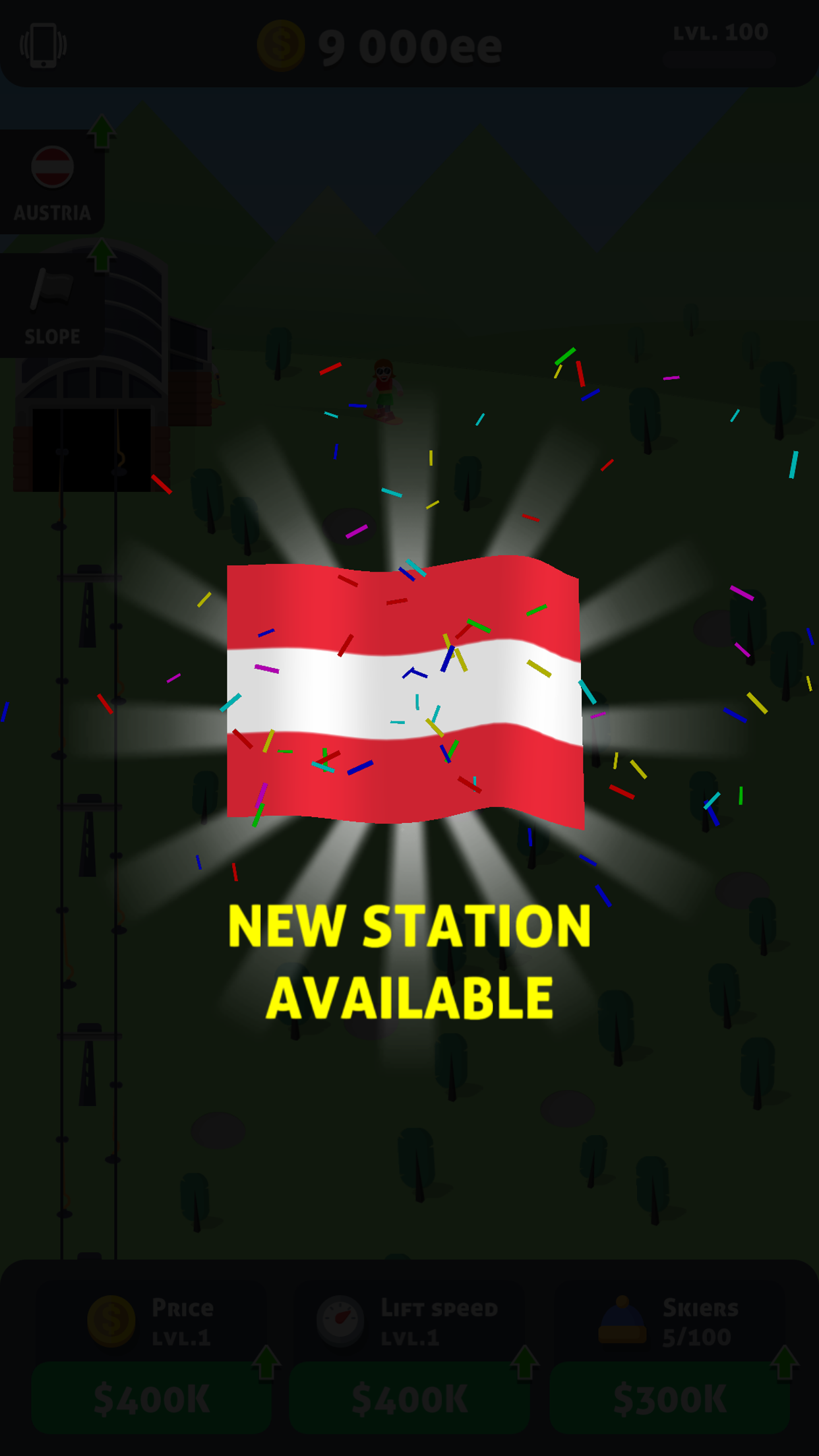 Ski Tycoon Game Screenshot