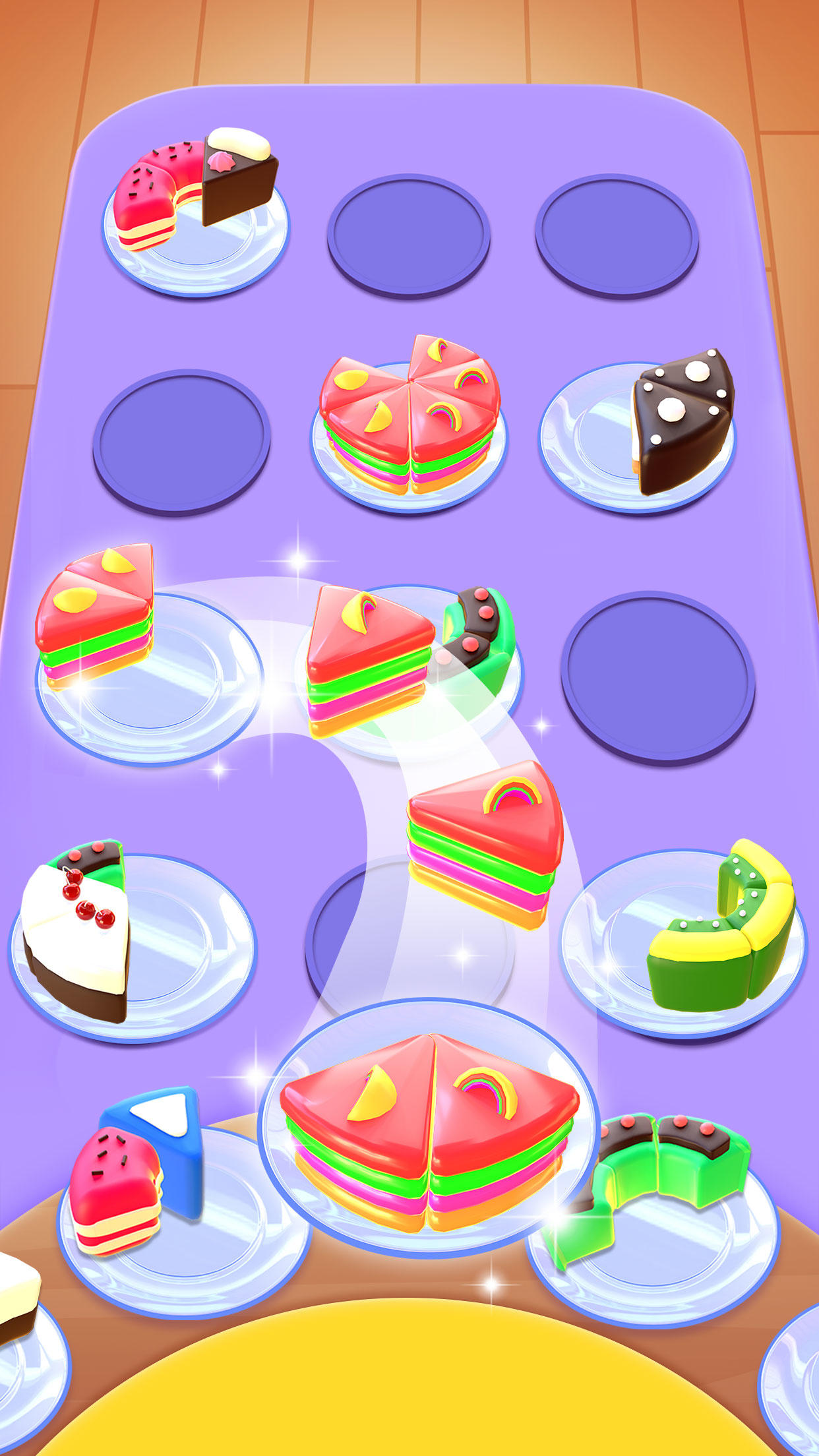 Cake Sort Puzzle 3D Game Screenshot