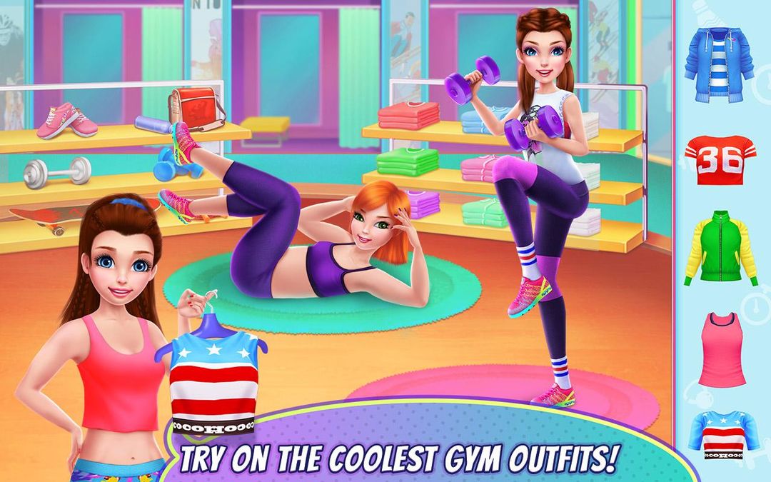 Screenshot of Fitness Girl - Dance & Play