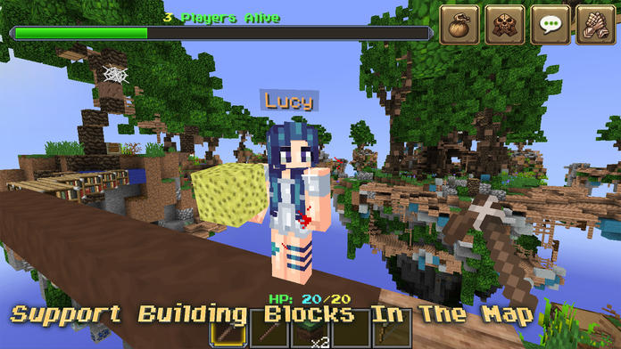 Block Sky War (Luck of the Draw) : Mini Game With Worldwide Multiplayer Game Screenshot