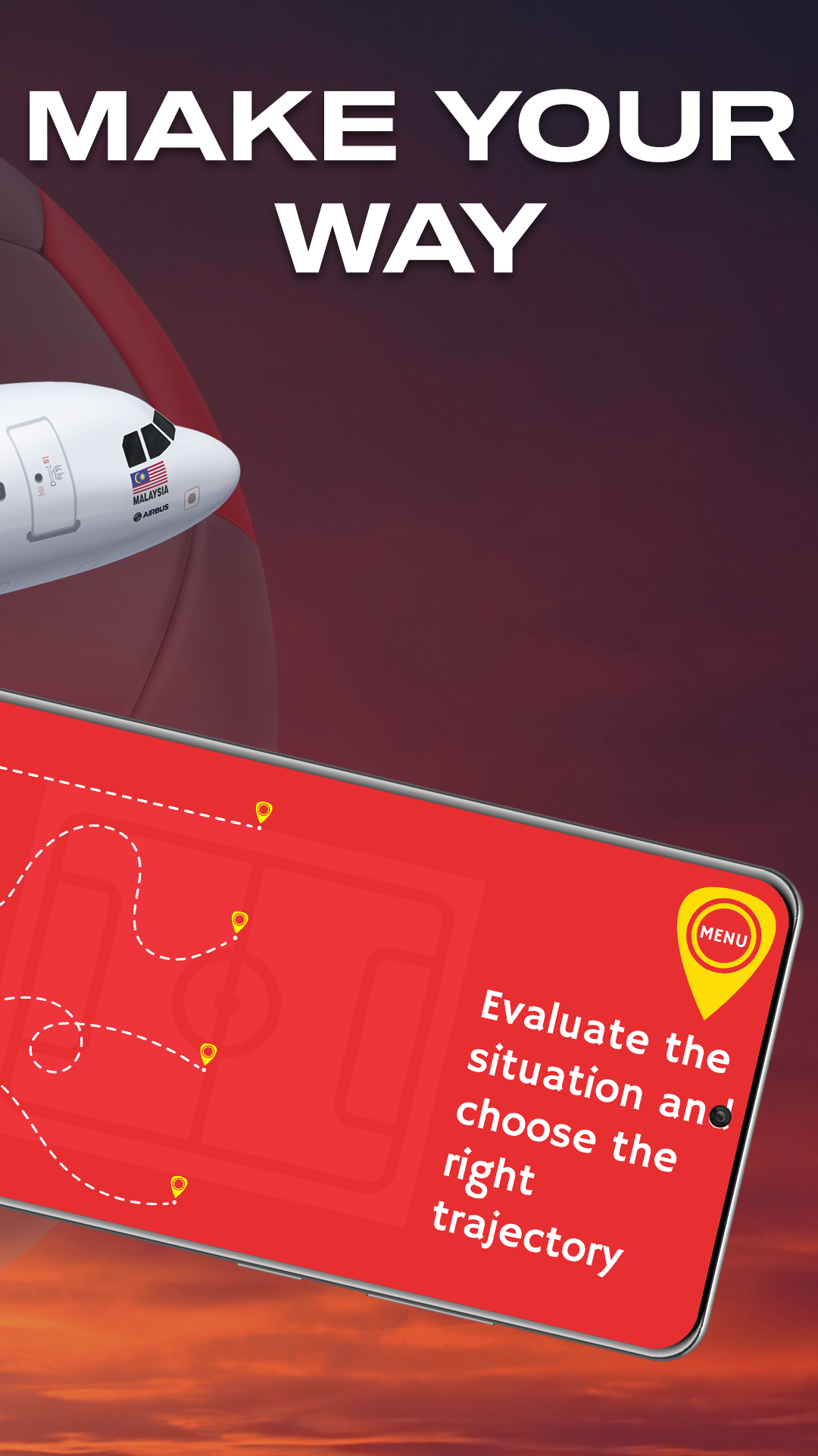 Aviator Around the World ภาพหน้าจอเกม