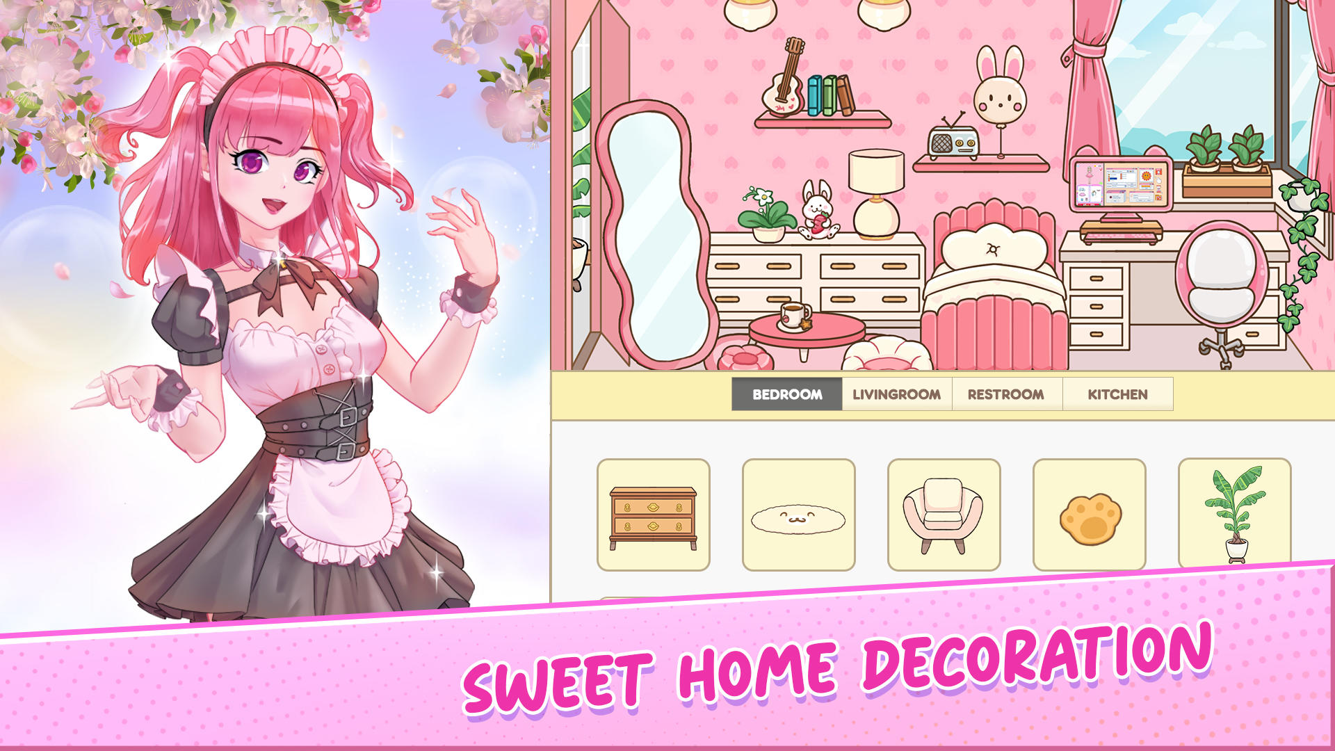 Captura de Tela do Jogo DIY Paper Doll: Dream House