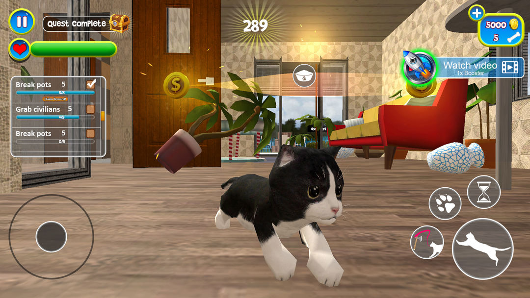 Screenshot of Virtual Cat Simulator : Cute Kitty