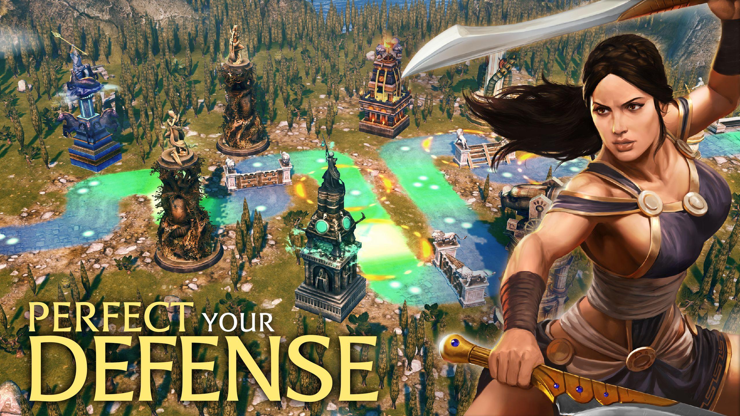 Captura de Tela do Jogo Olympus Rising: Strategy game