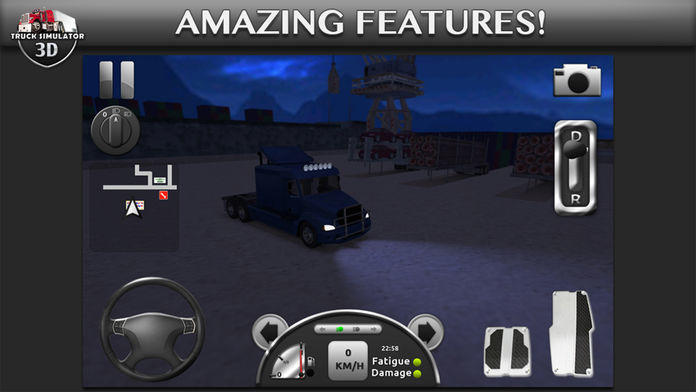Truck Simulator 3D Game Screenshot