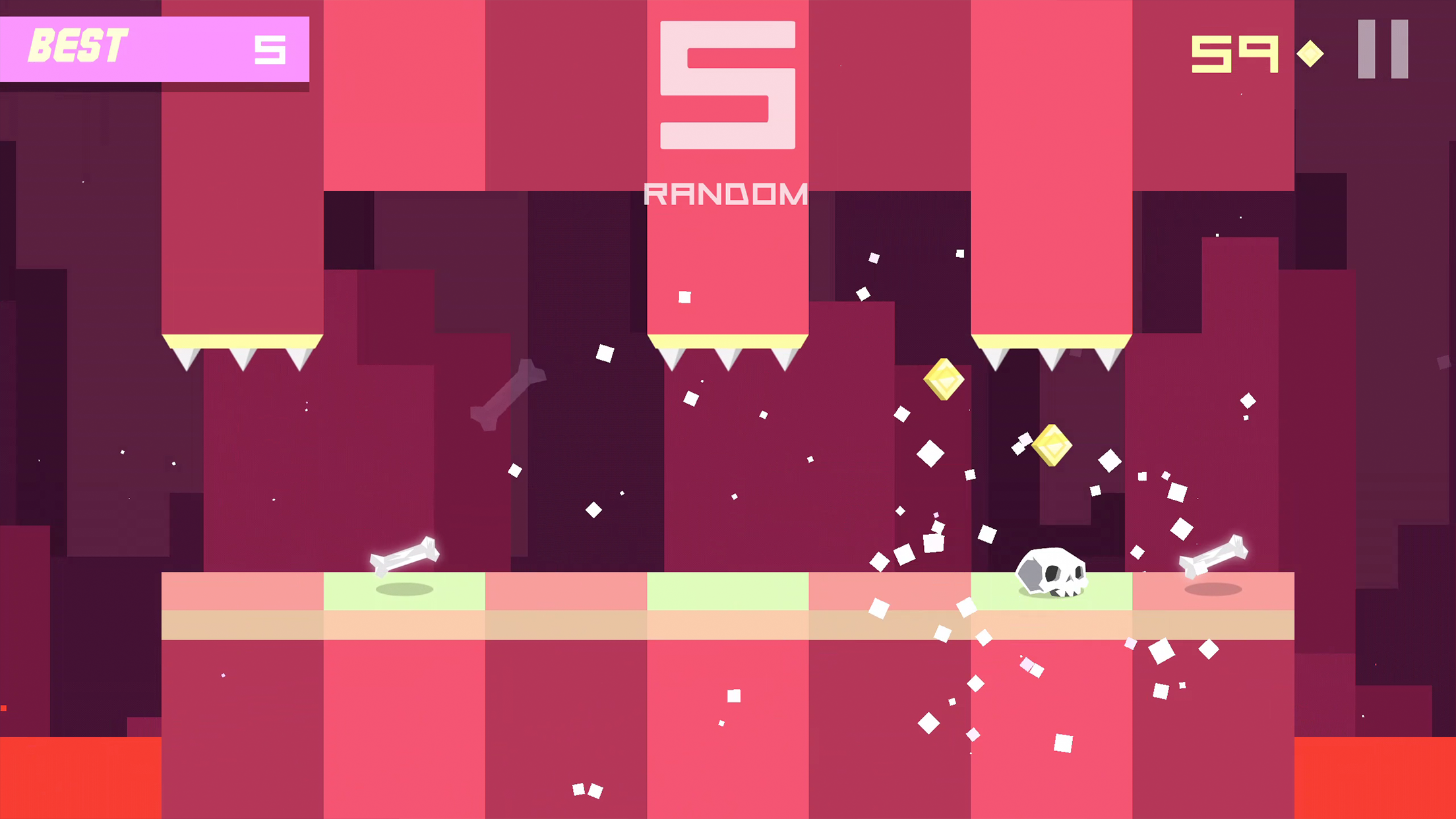 Bonecrusher: Free Endless Game ภาพหน้าจอเกม