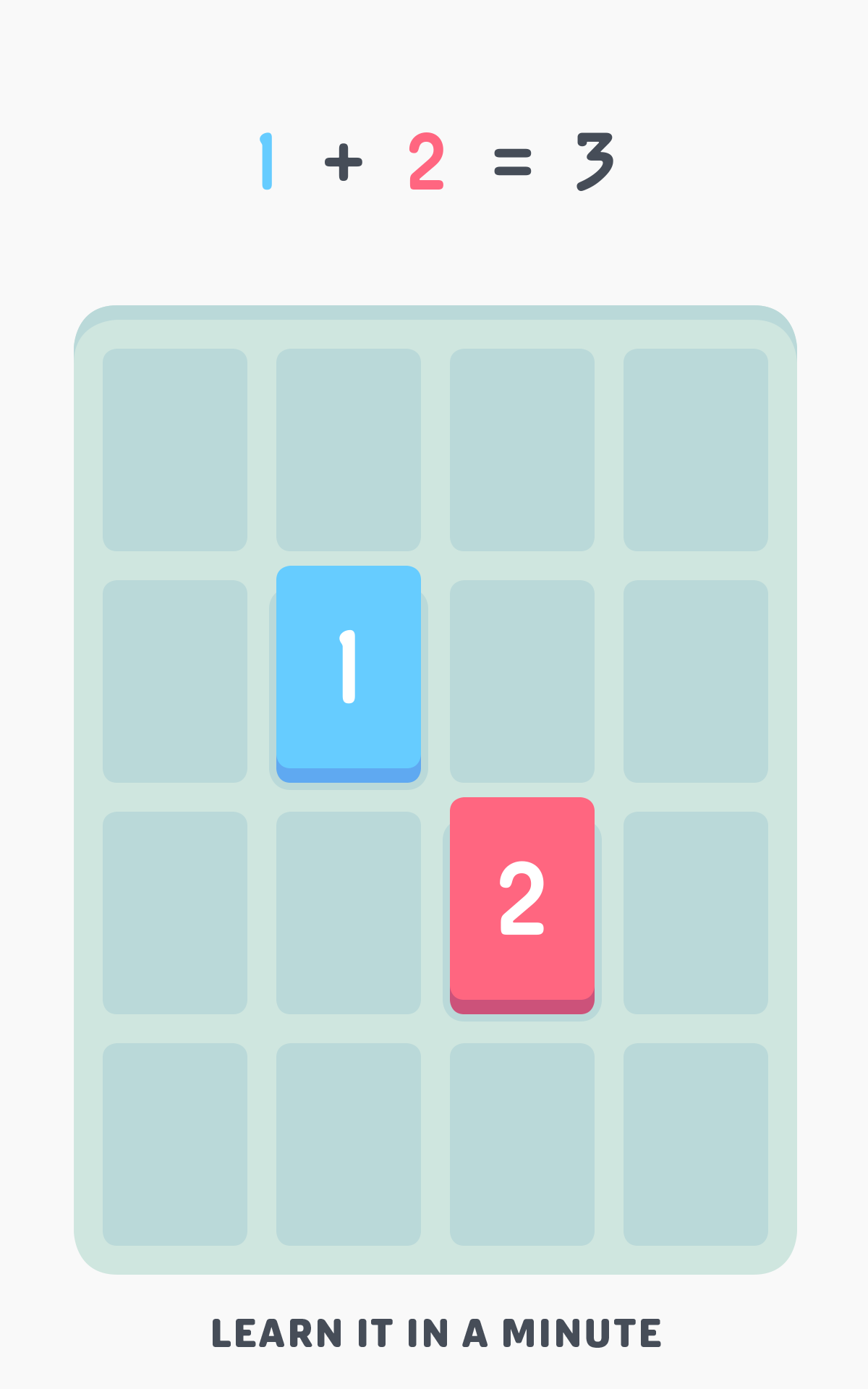 Threes! screenshot game