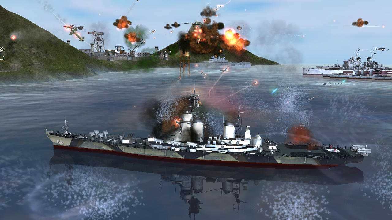 WARSHIP BATTLE:3D World War II Game Screenshot