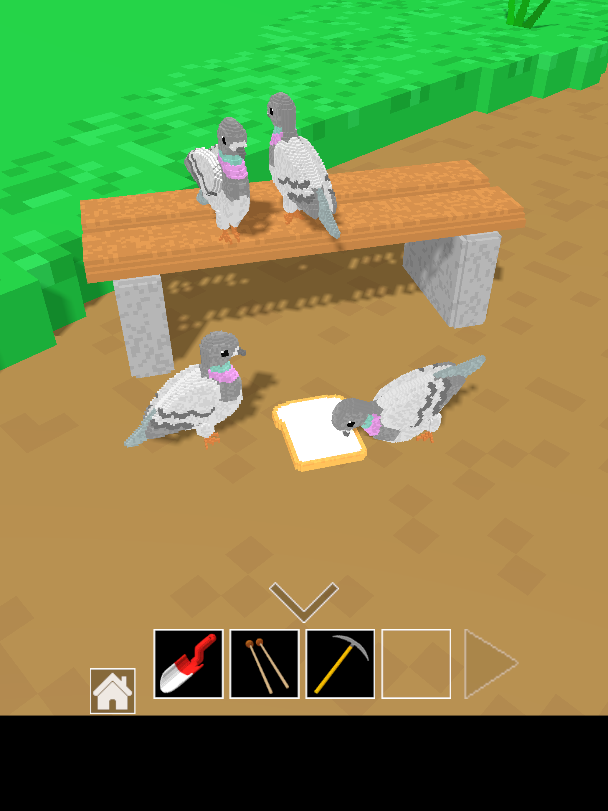 脱出ゲーム　道とベンチ Game Screenshot