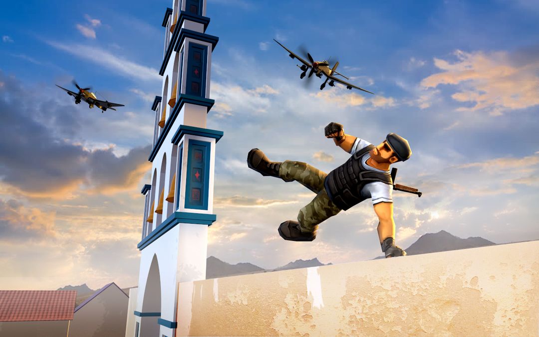 Battle Royale: Army Cover Shooting screenshot game