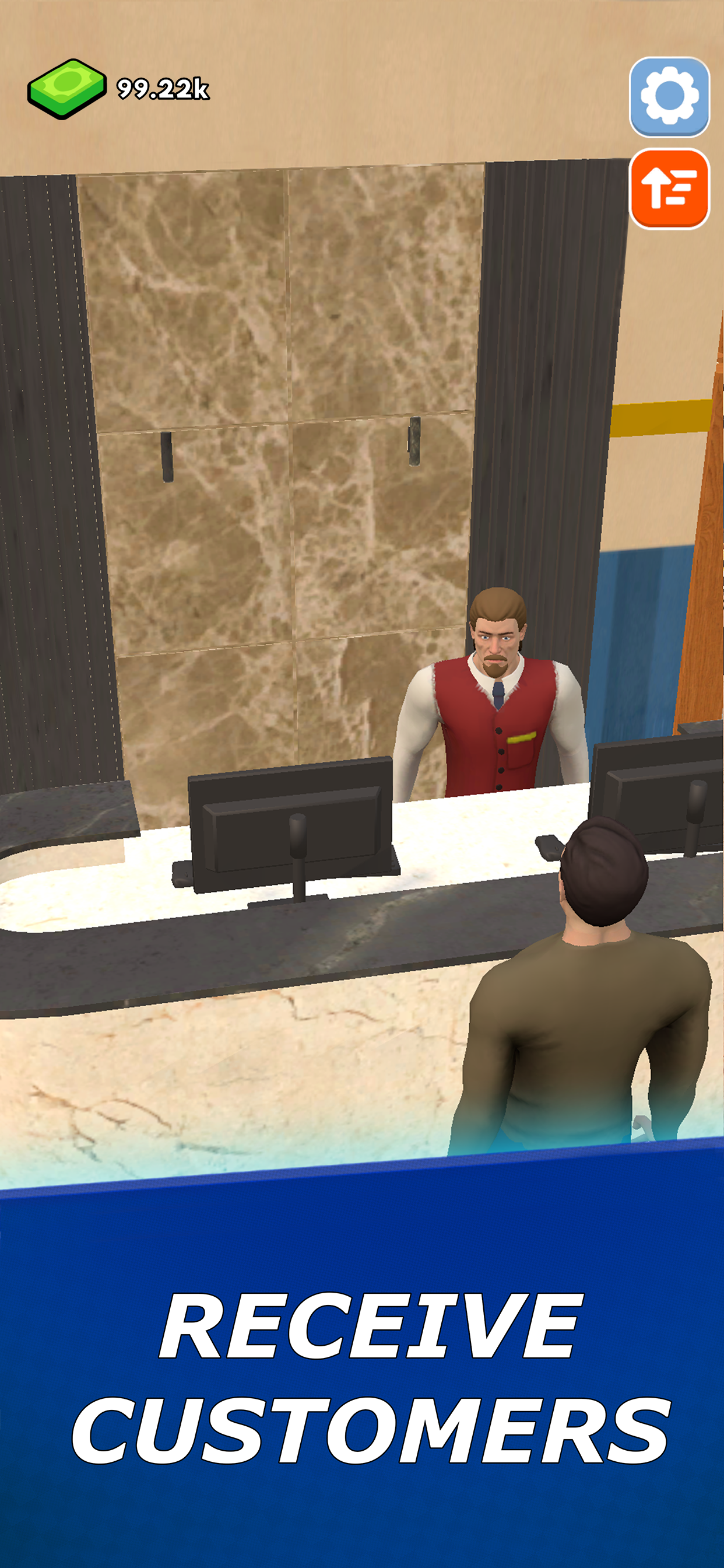 Hotel Manager Game Screenshot