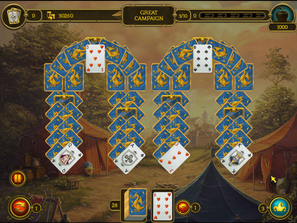 Cuplikan Layar Game Knight Solitaire 2