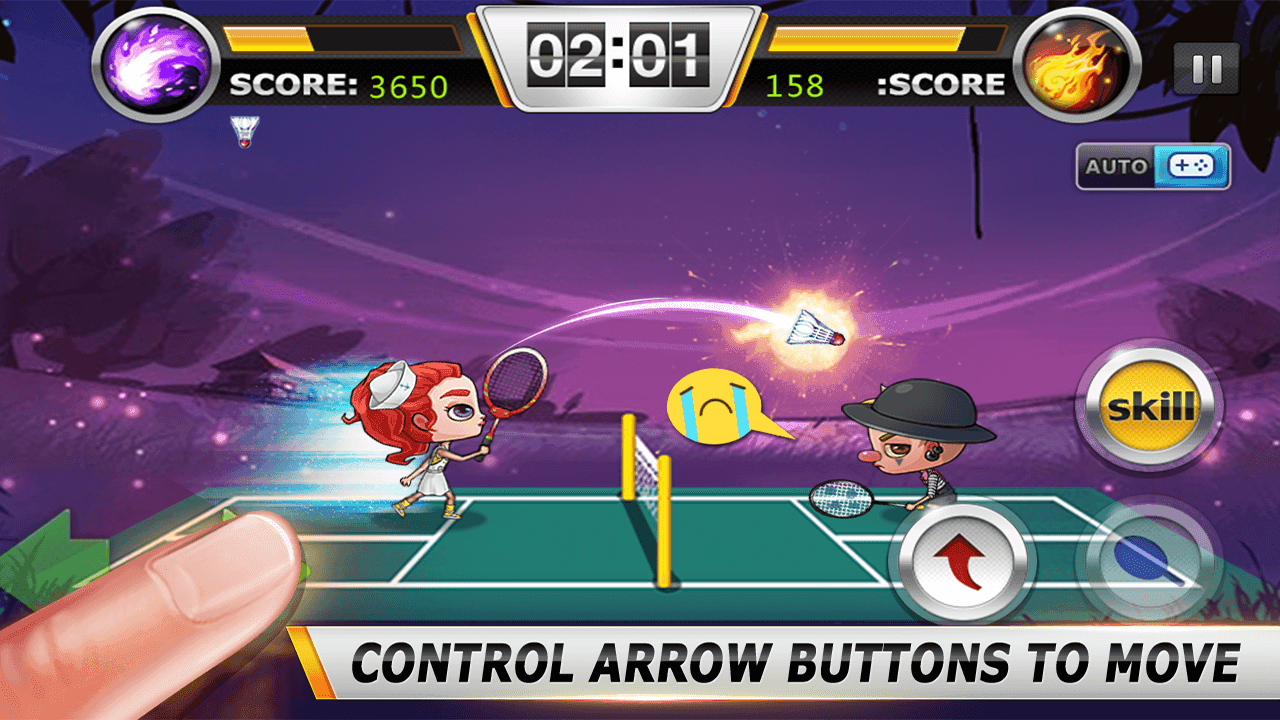 Badminton 3D Game Screenshot