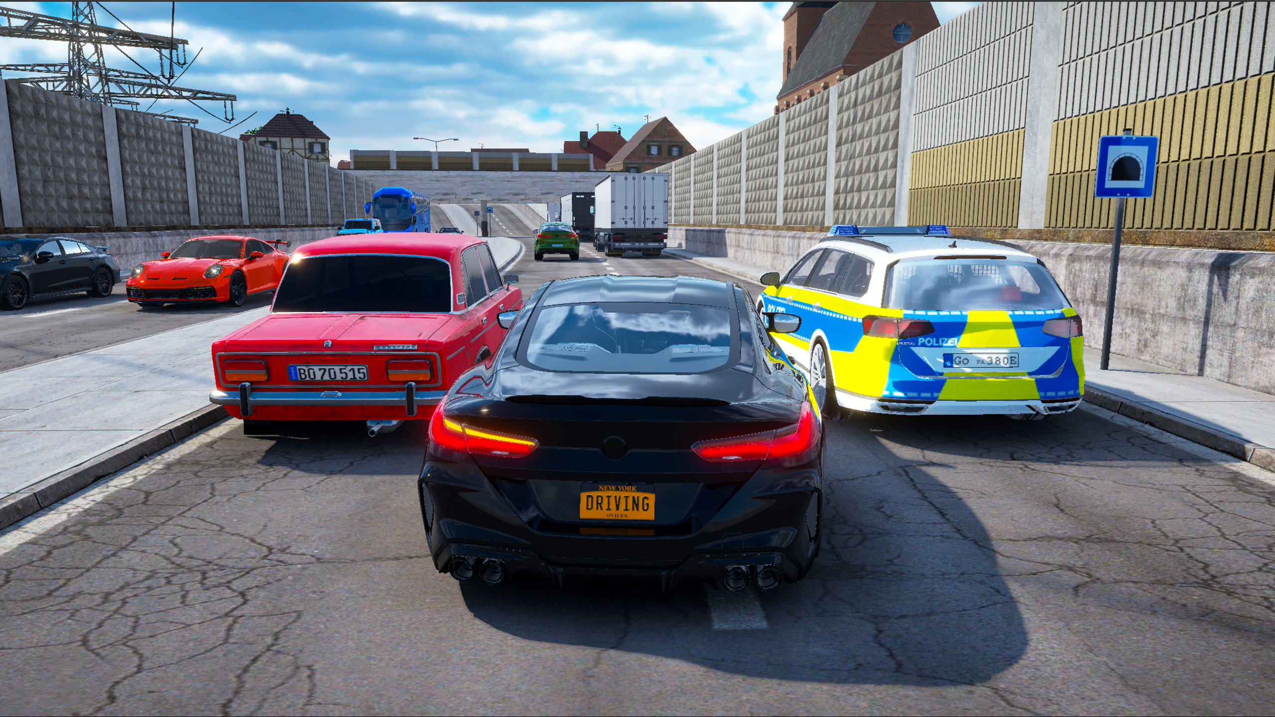 Driving School Simulator Game Screenshot