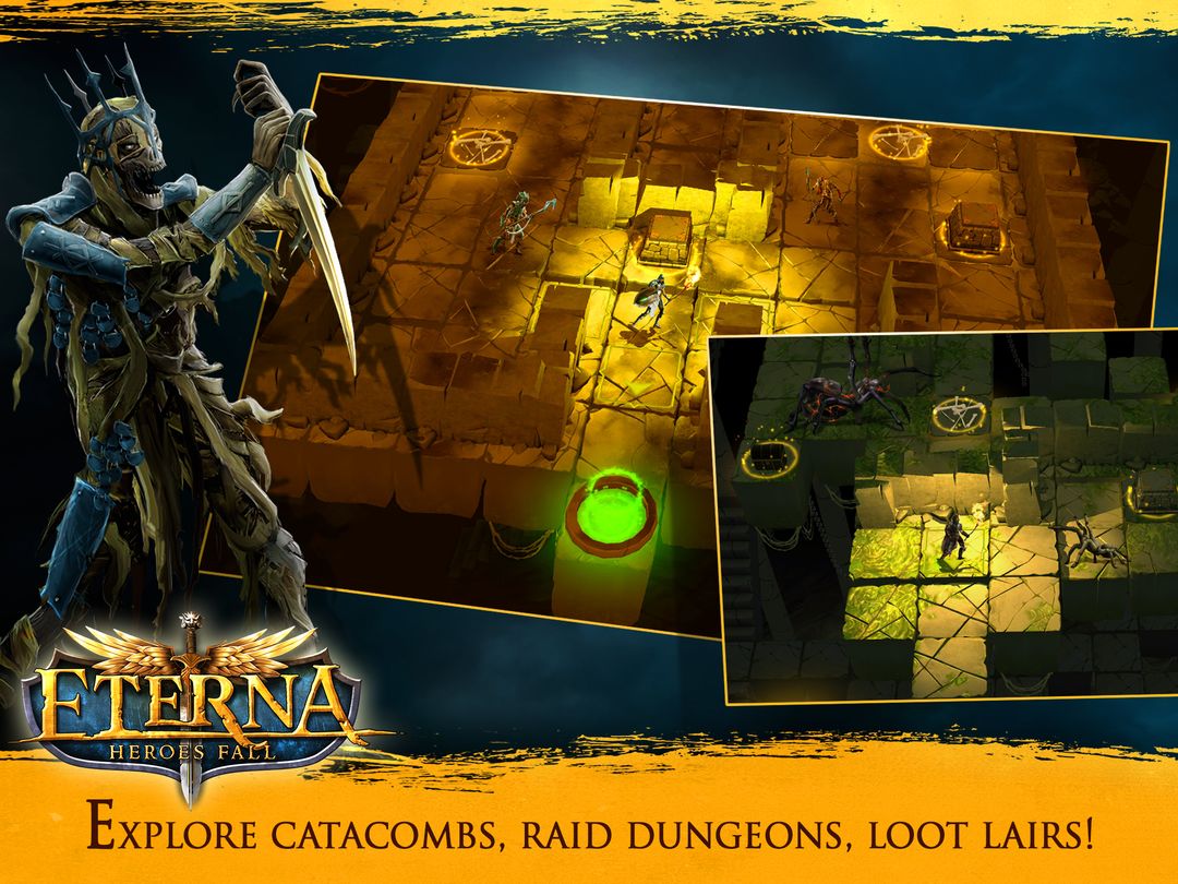 Screenshot of Eterna: Heroes Fall - Deep RPG