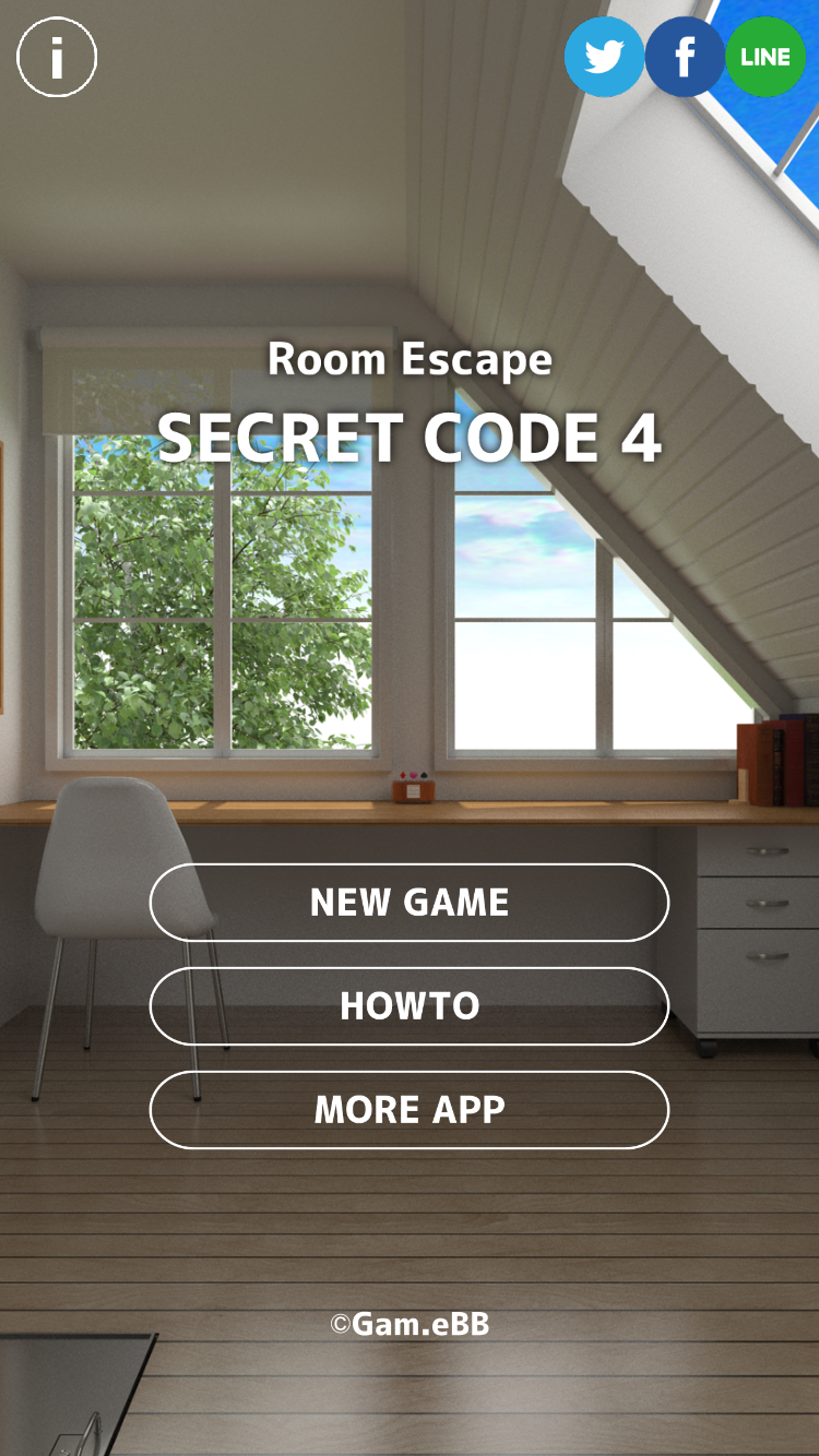 Room Escape [SECRET CODE 4] Game Screenshot
