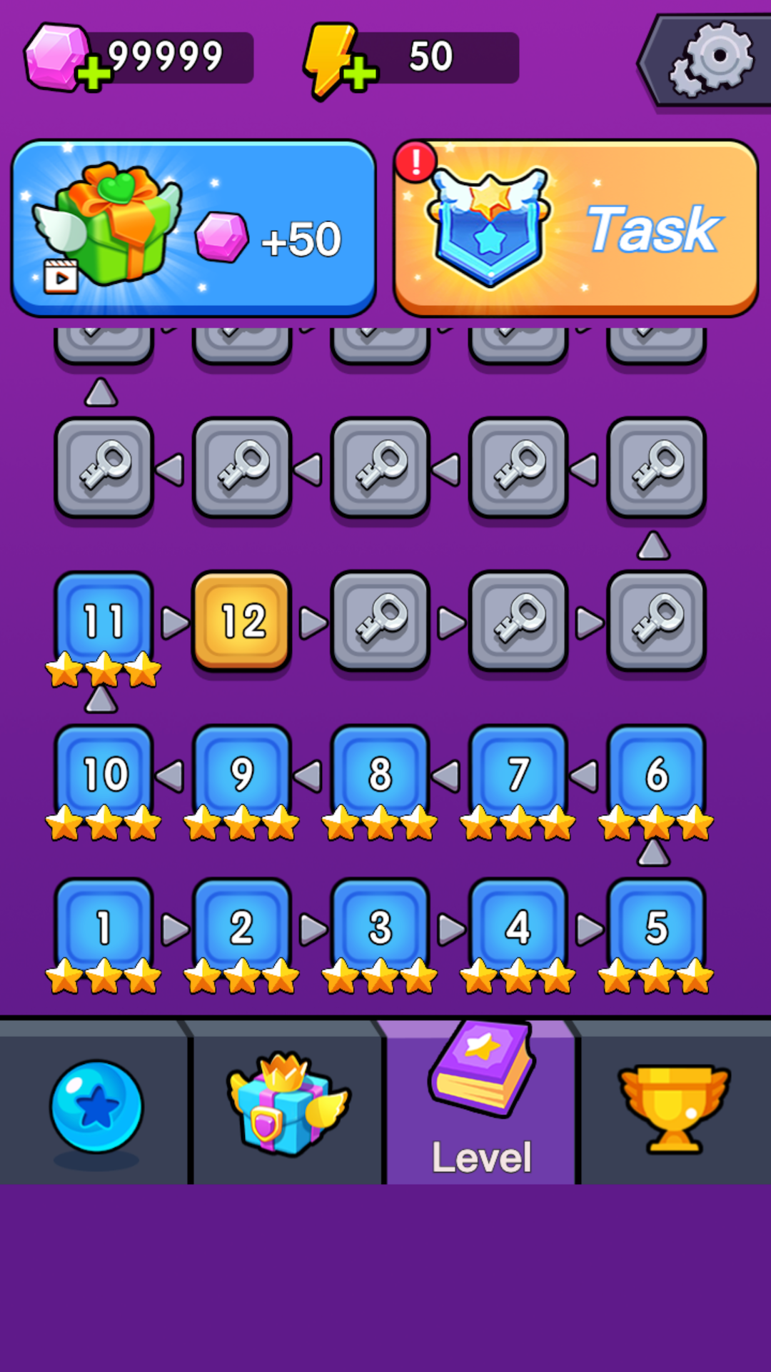 Bricks Block - Angle Shot Game Screenshot