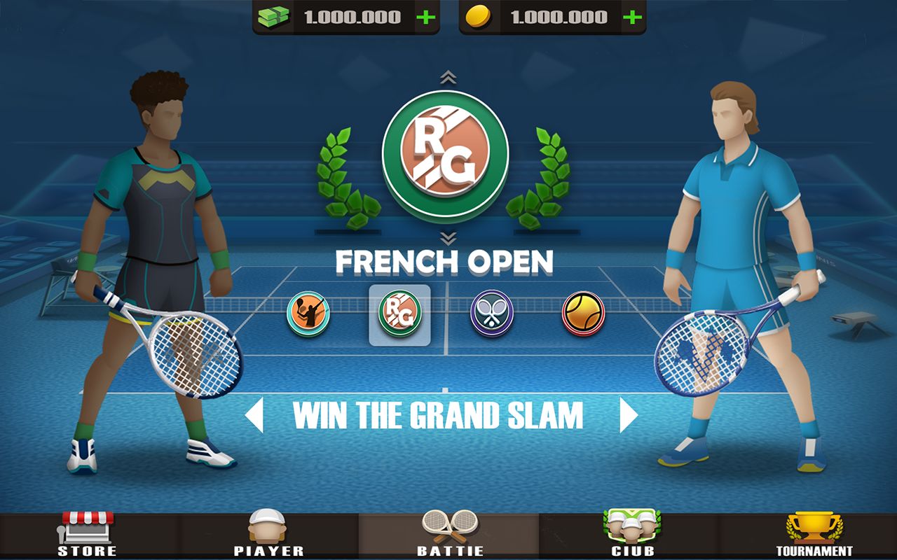 Screenshot of Pocket Tennis League