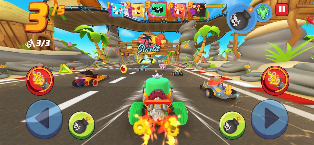 Starlit Kart Racing screenshot game