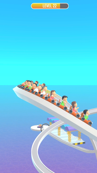 Cart Crash: Roller Coaster Game Screenshot