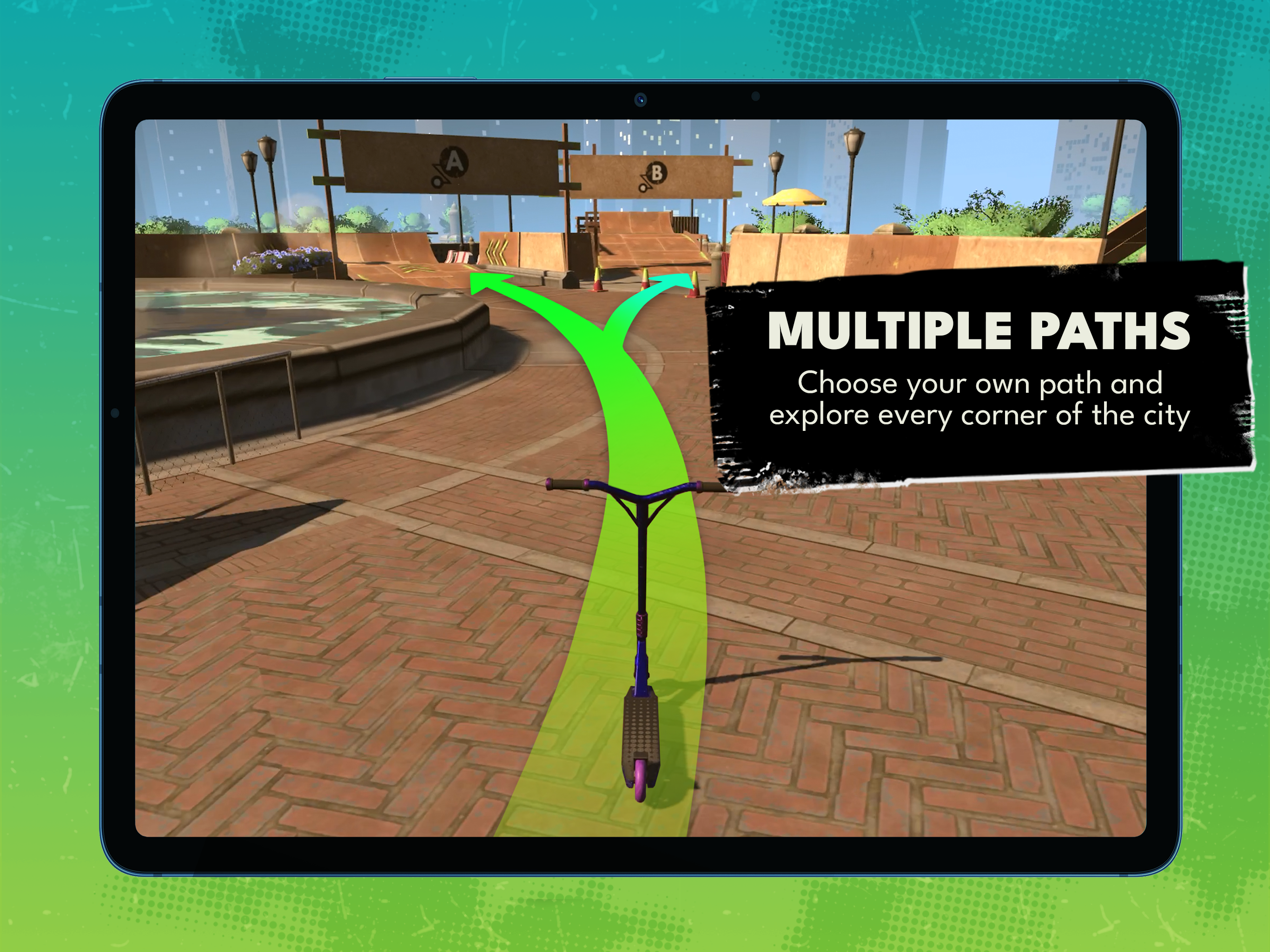 Touchgrind Scooter Game Screenshot