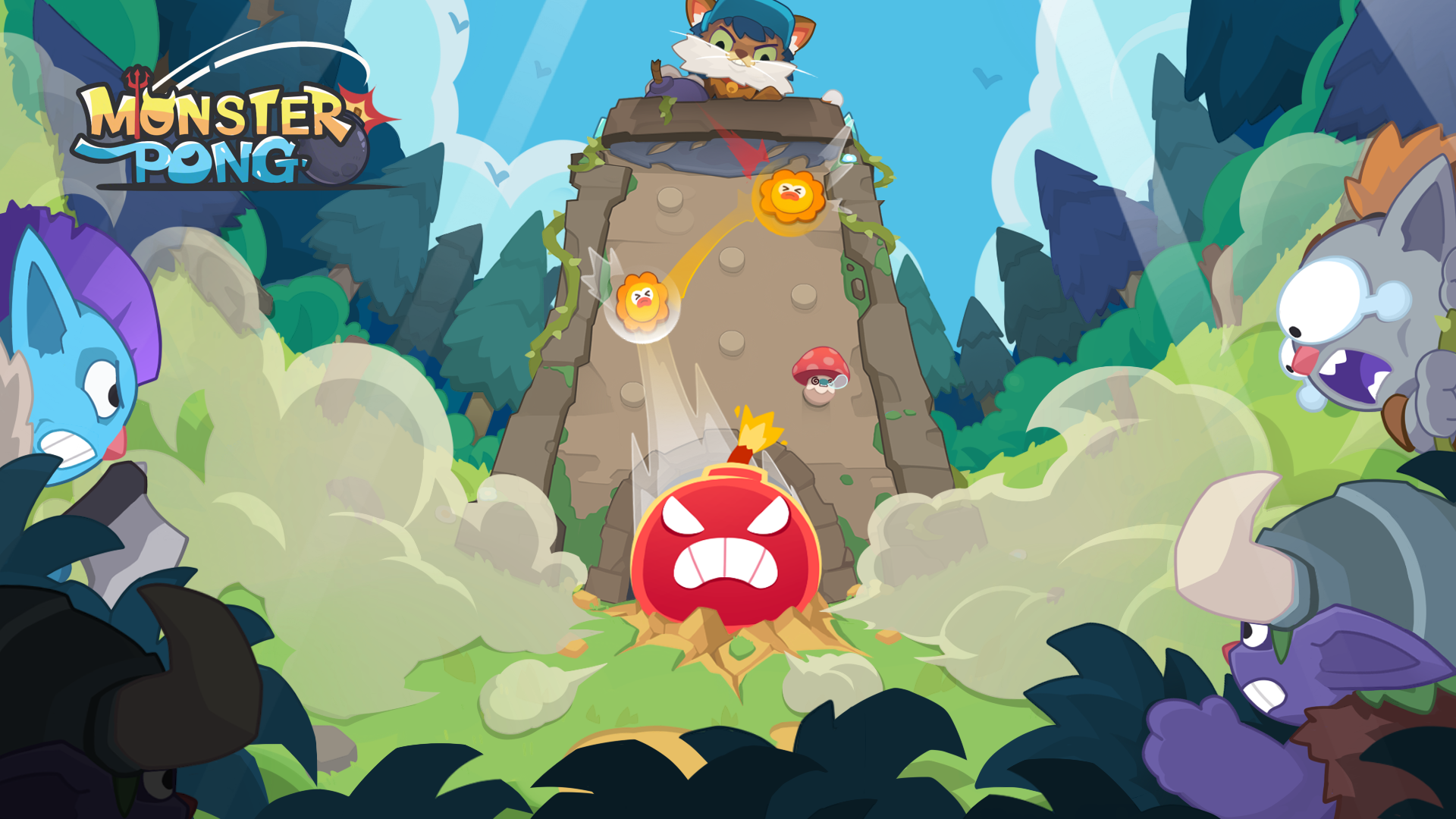Banner of Monster Pong 