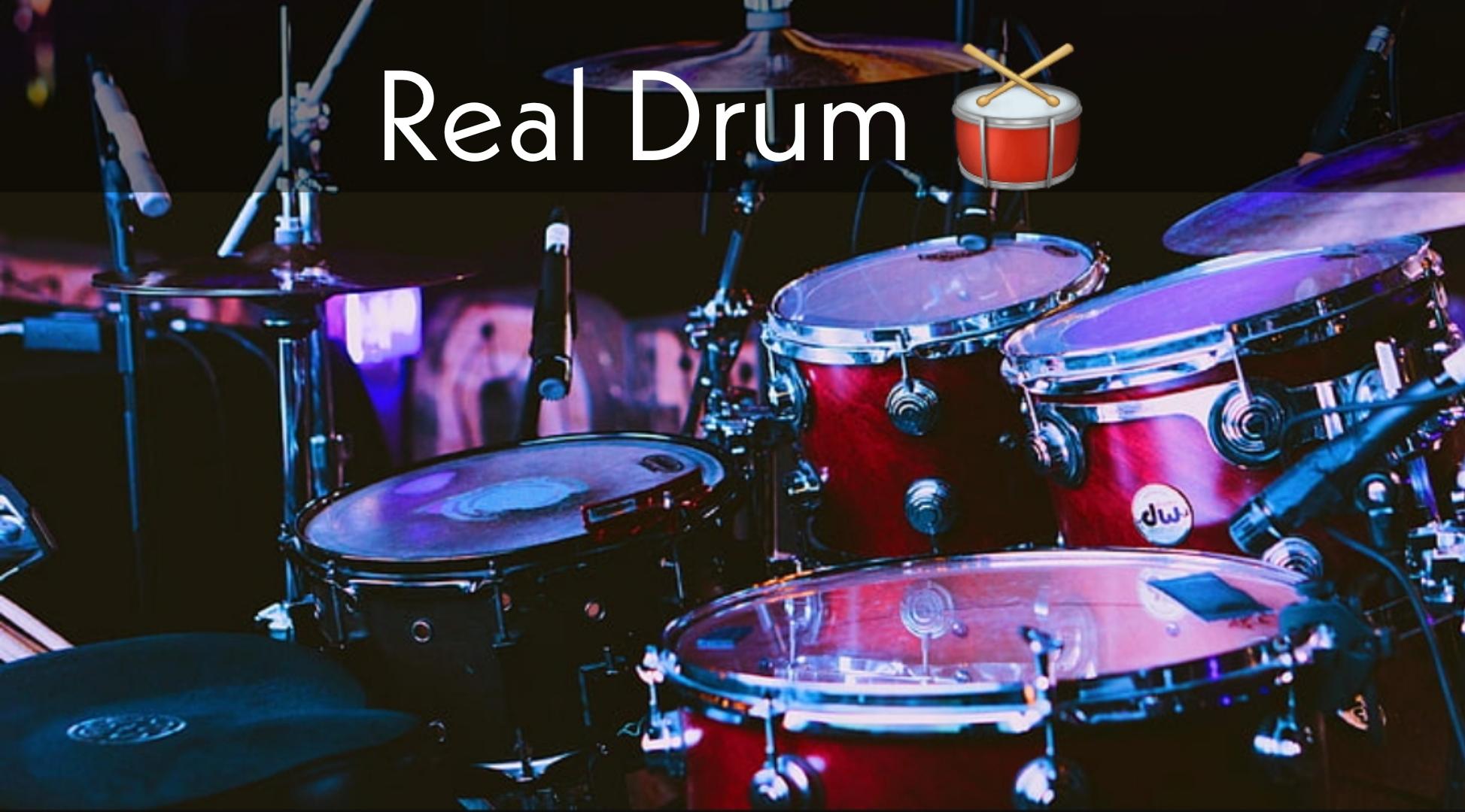 Screenshot 1 of Real Drum - music instrument 0.1