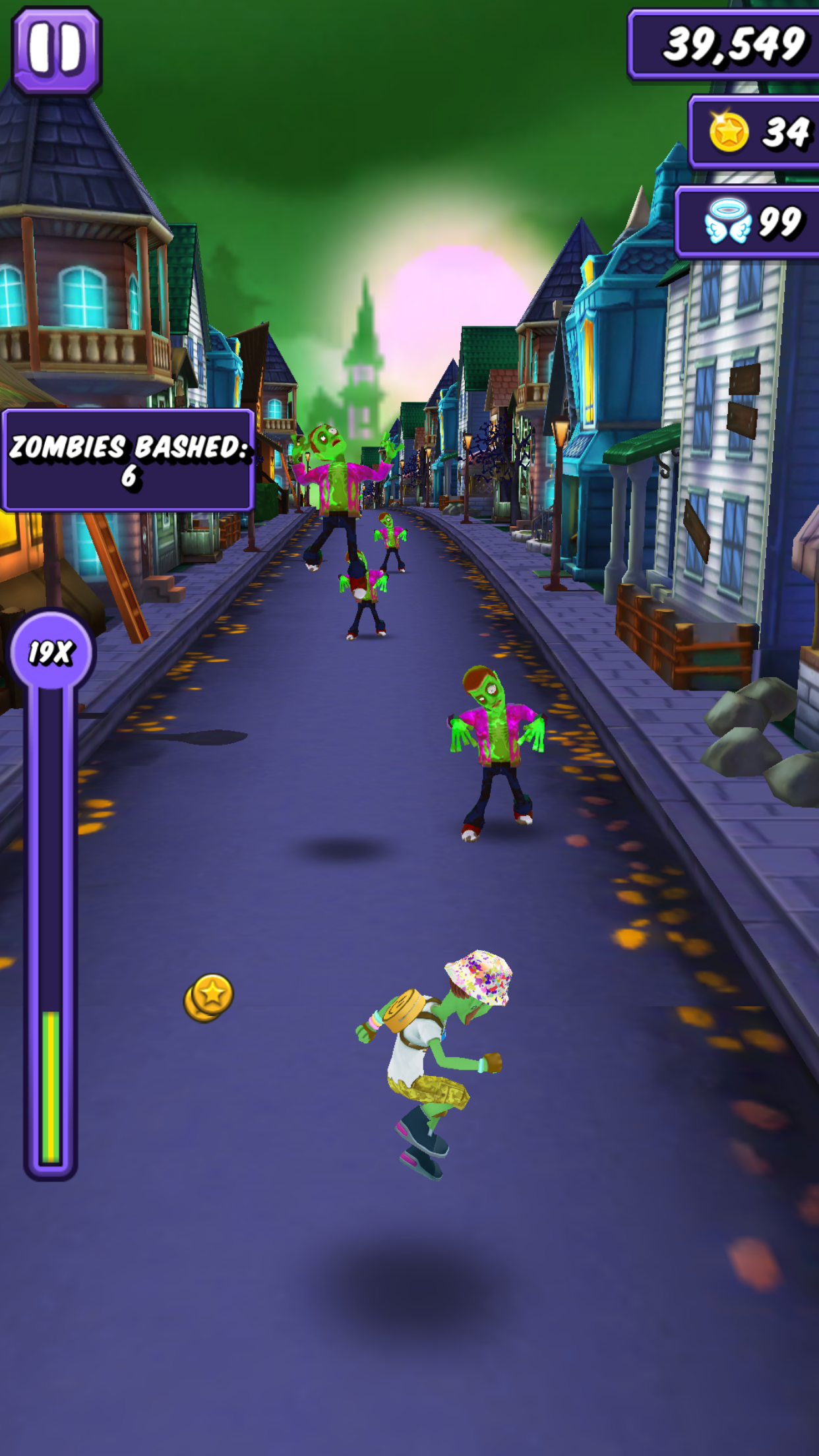 Halloween Run - Zombie Run Game Screenshot