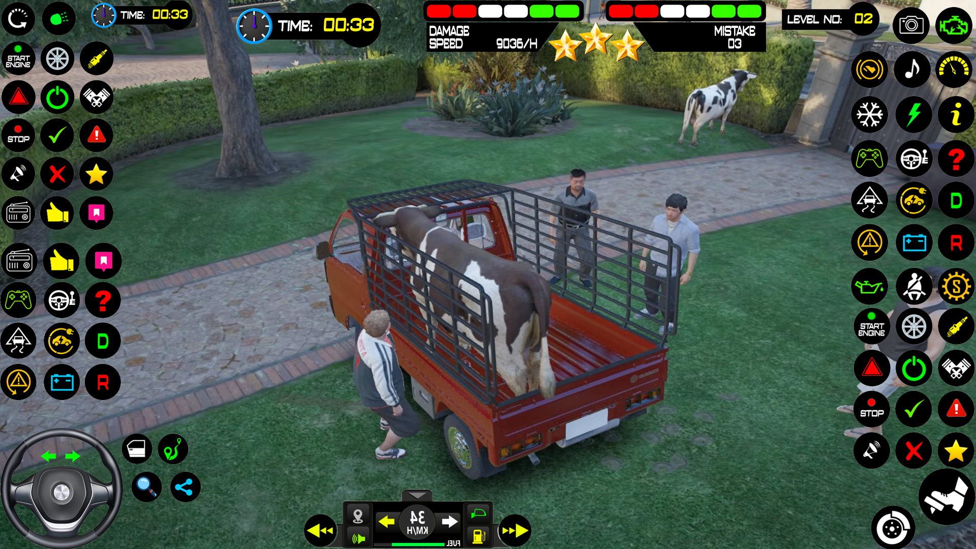 Wild Animal Truck Driver Game Game Screenshot