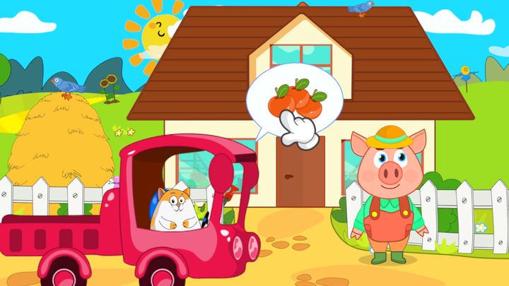 Screenshot 1 of Fun Farm for Kids - Cura degli animali e raccolto 1.0.8