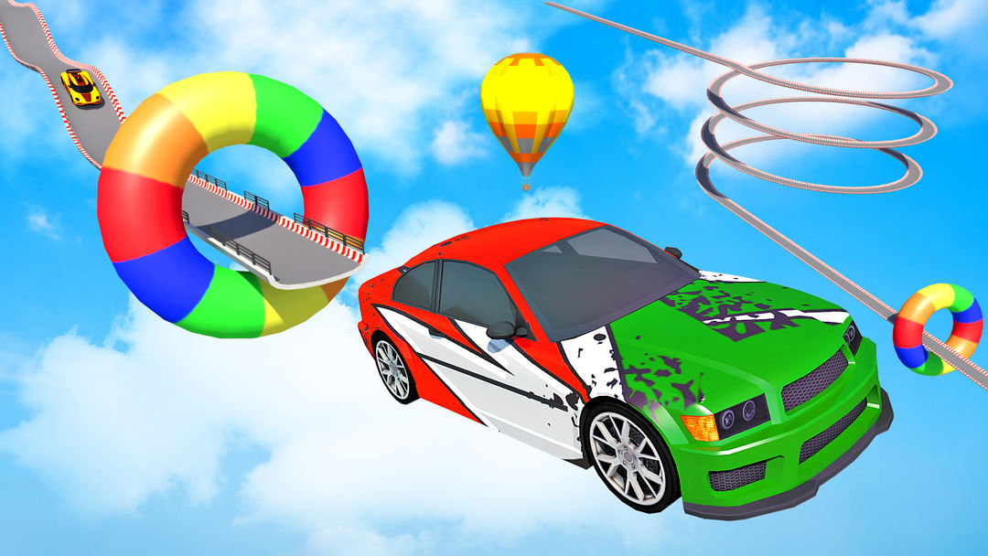 Mega Ramp Car Racing Impossibl screenshot game