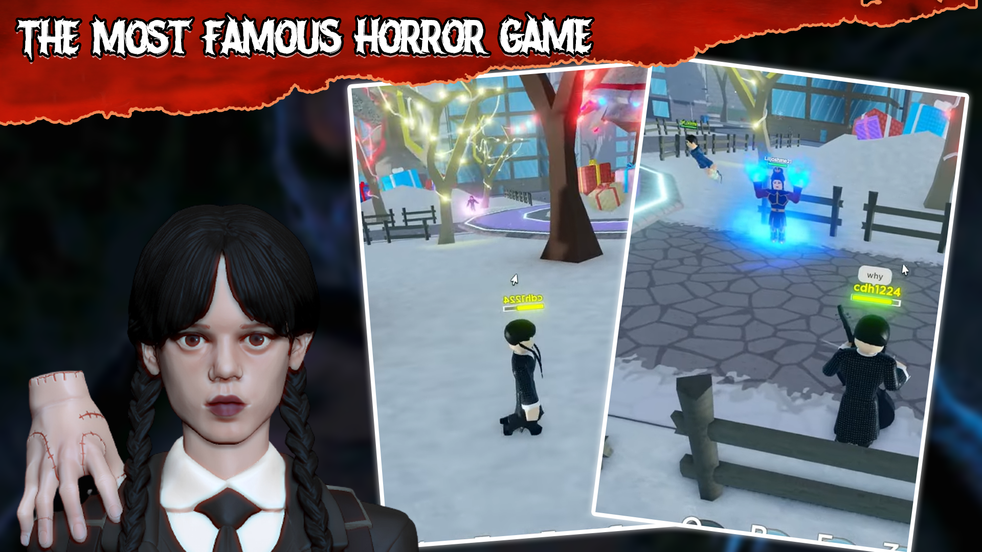 Captura de Tela do Jogo Wednesday Addams: Horror Game