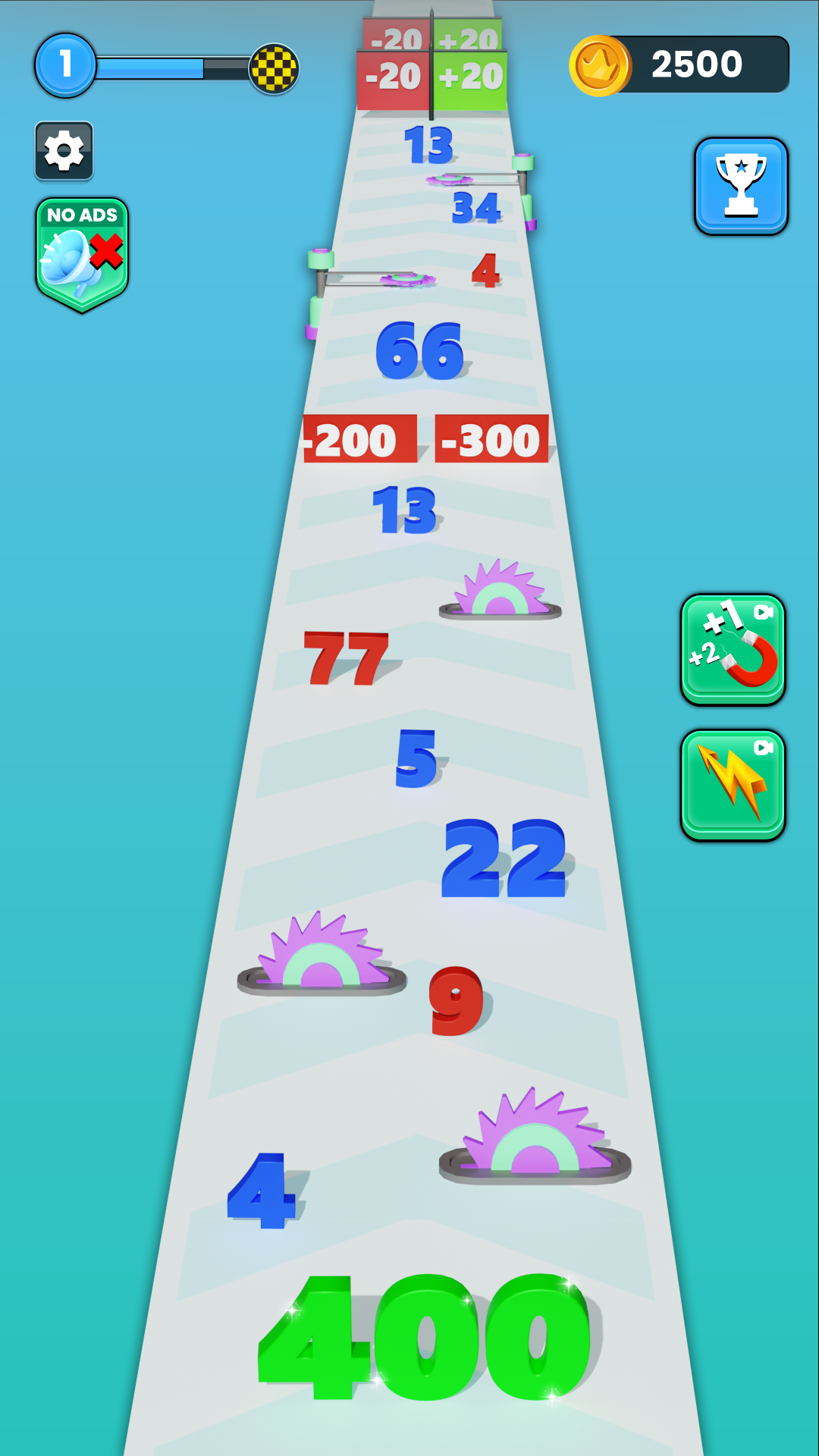 Run & Merge Numbers Game ภาพหน้าจอเกม