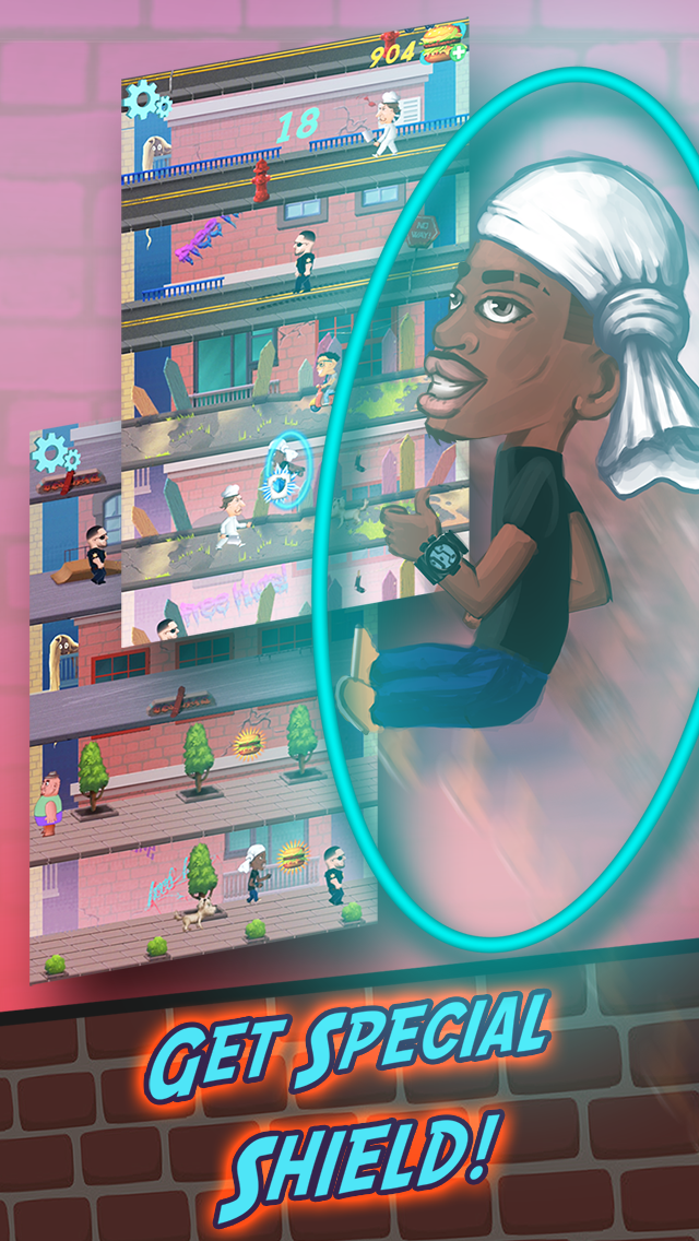 Burger Jump 게임 스크린샷