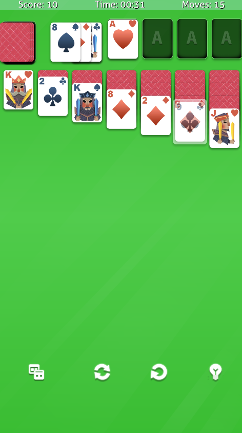 Screenshot 1 of Solitaire - Permainan Kartu Santai 1