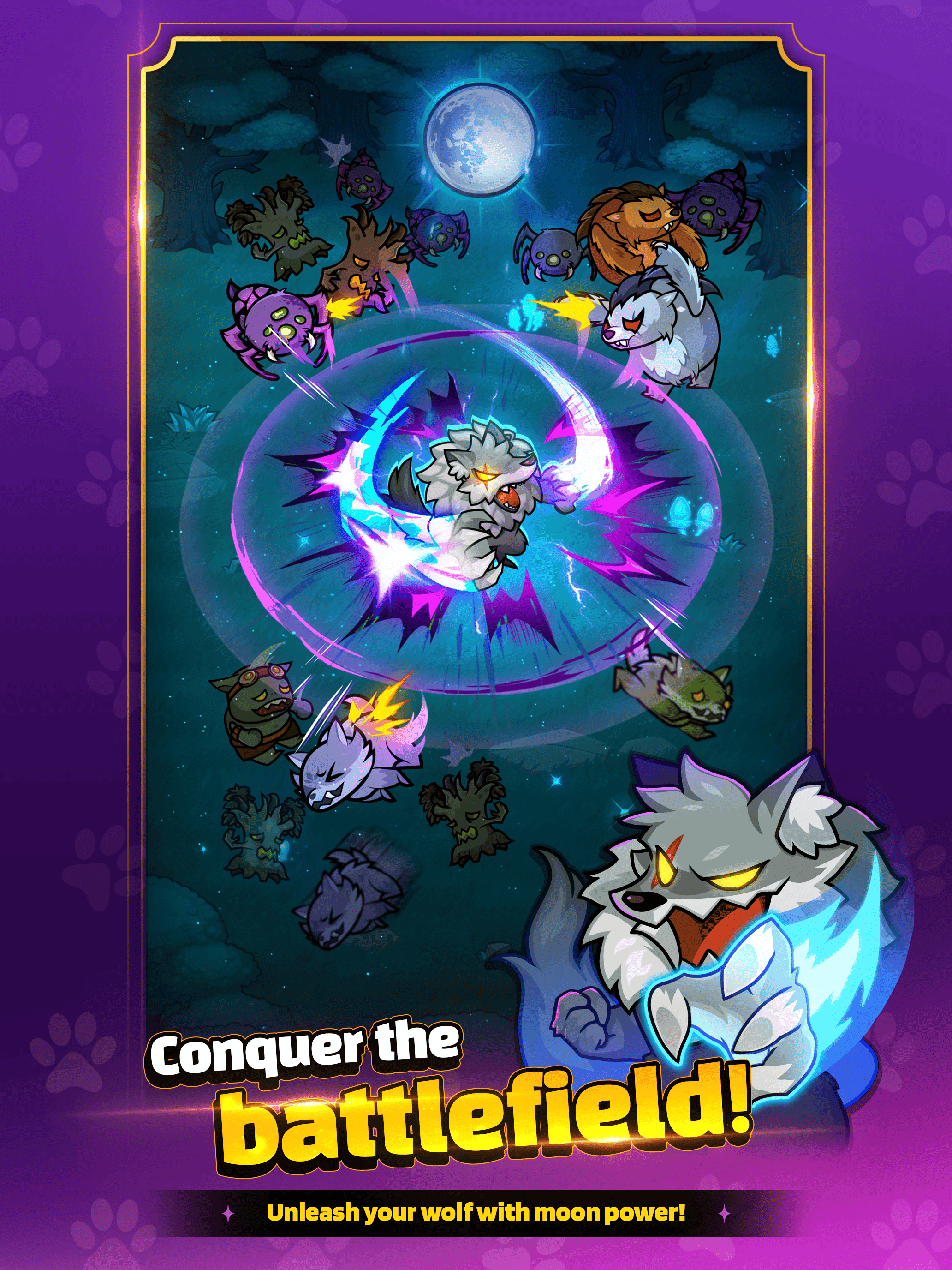 Go Go Wolf! - Idle RPG Game Screenshot