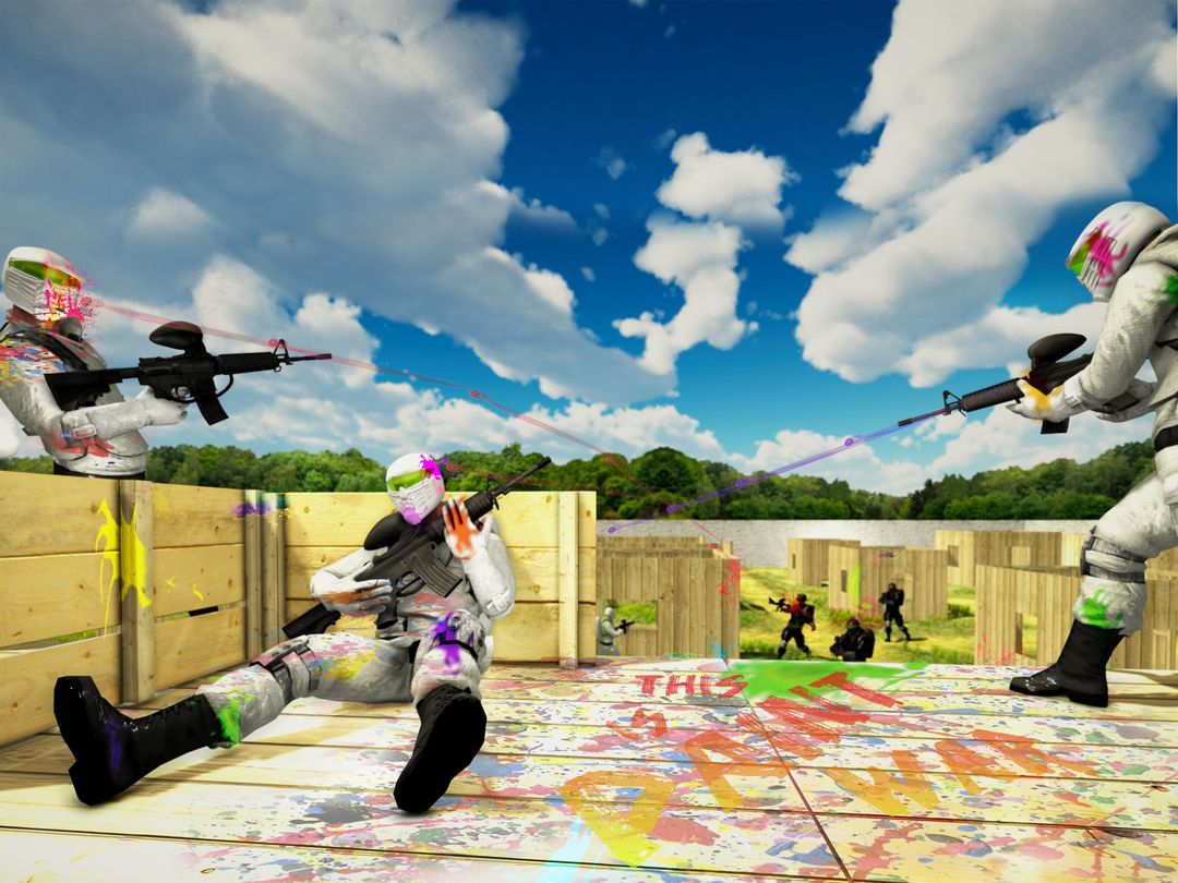 Paintball Shooting Arena: Real Battle Field Combat screenshot game
