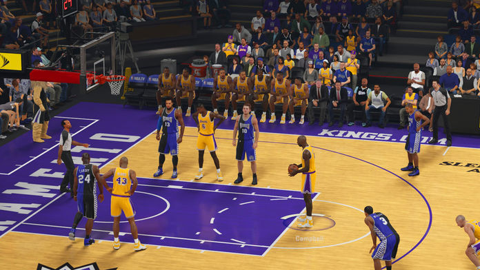 Screenshot of Future Basketball International 3D
