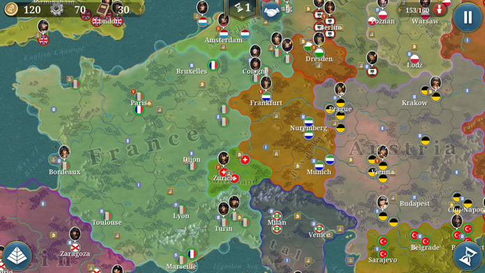 European War 6: 1804 Game Screenshot