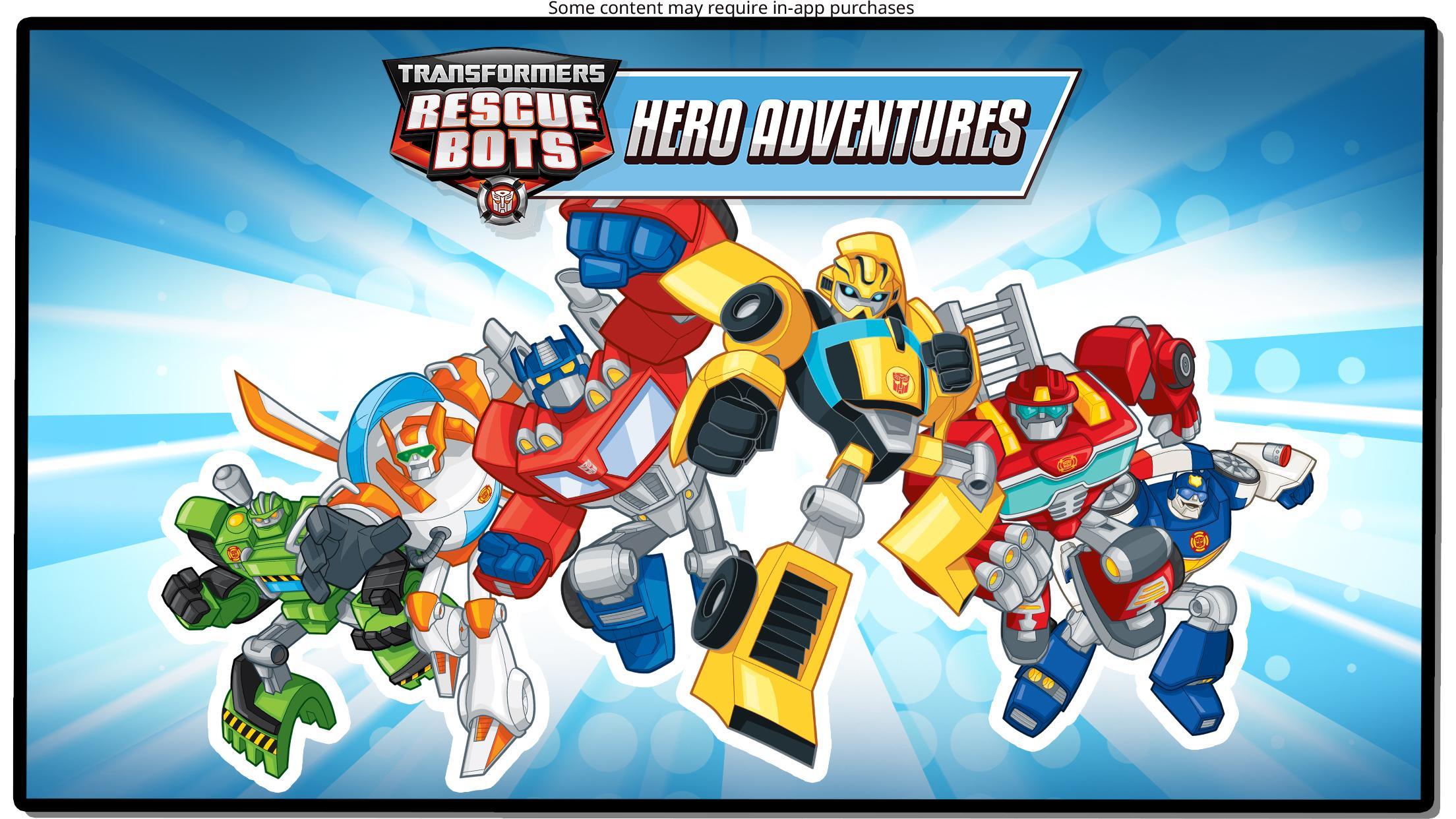 Transformers Rescue Bots: 영웅 게임 스크린샷