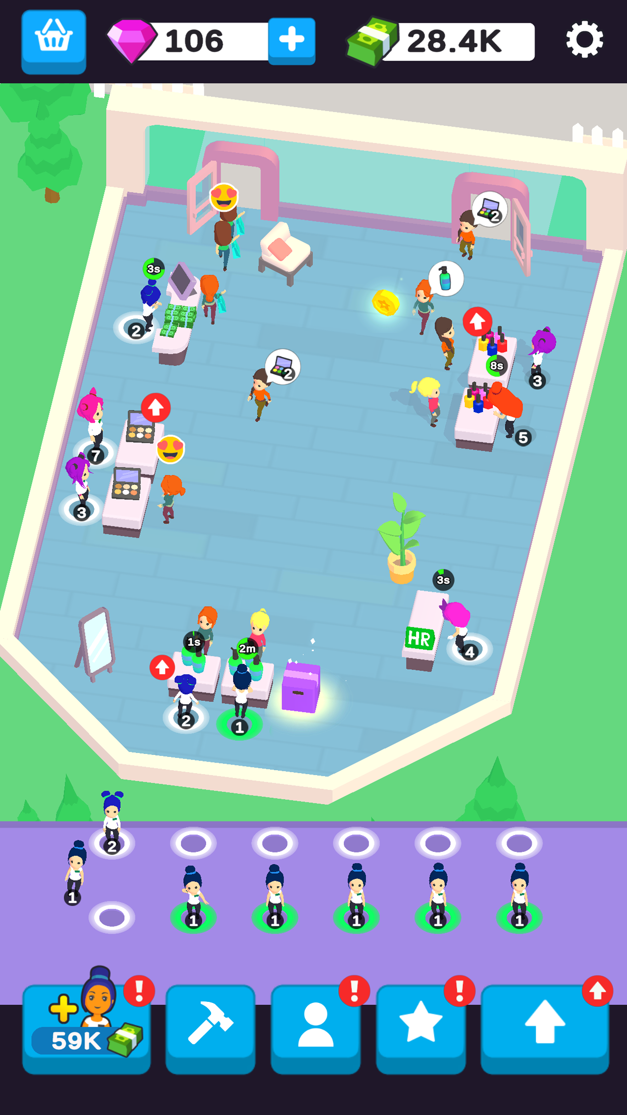 My Fashion Shop Game Screenshot